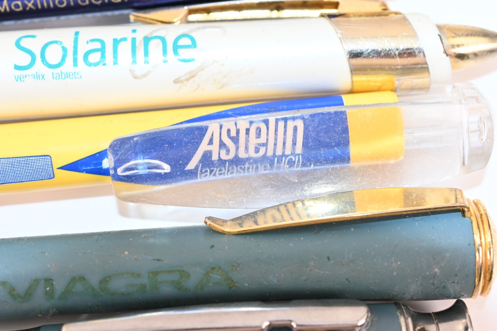 Lot 10 Pharmaceutical Promo Pens Viagra Relpax Amitiza Drug Rep