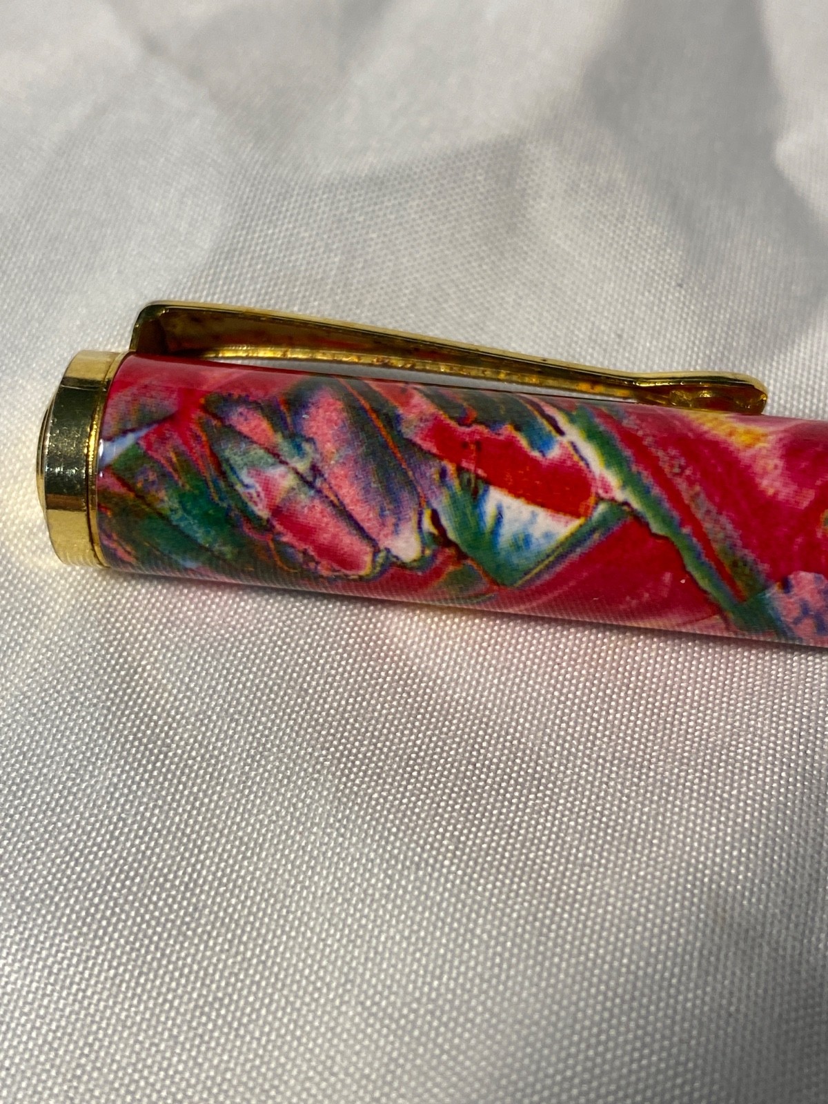 Colorful Swirl Norvasc Metal Pen Drug Rep Pharmaceutical Promo Advertising