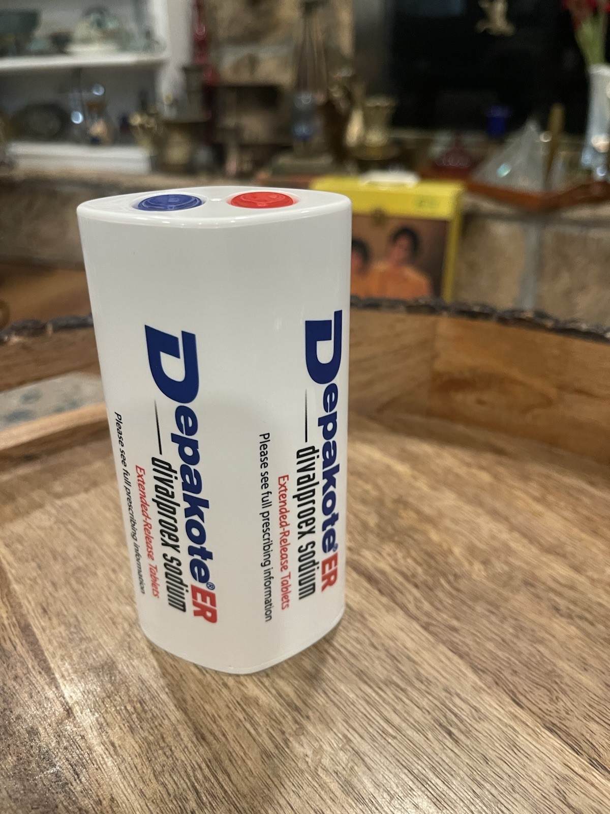 Depakote ER Divalproex Sodium Promotional Collectible Pen Set & Container