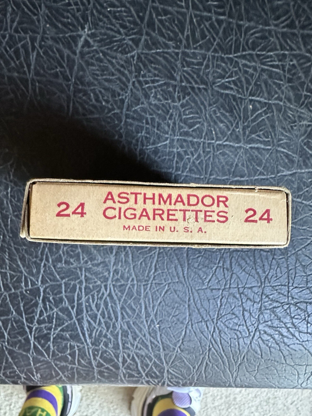Dr. R. Schiffmann’s Asthmador Medicinal Cigarettes Box Vintage 1930s/1940s