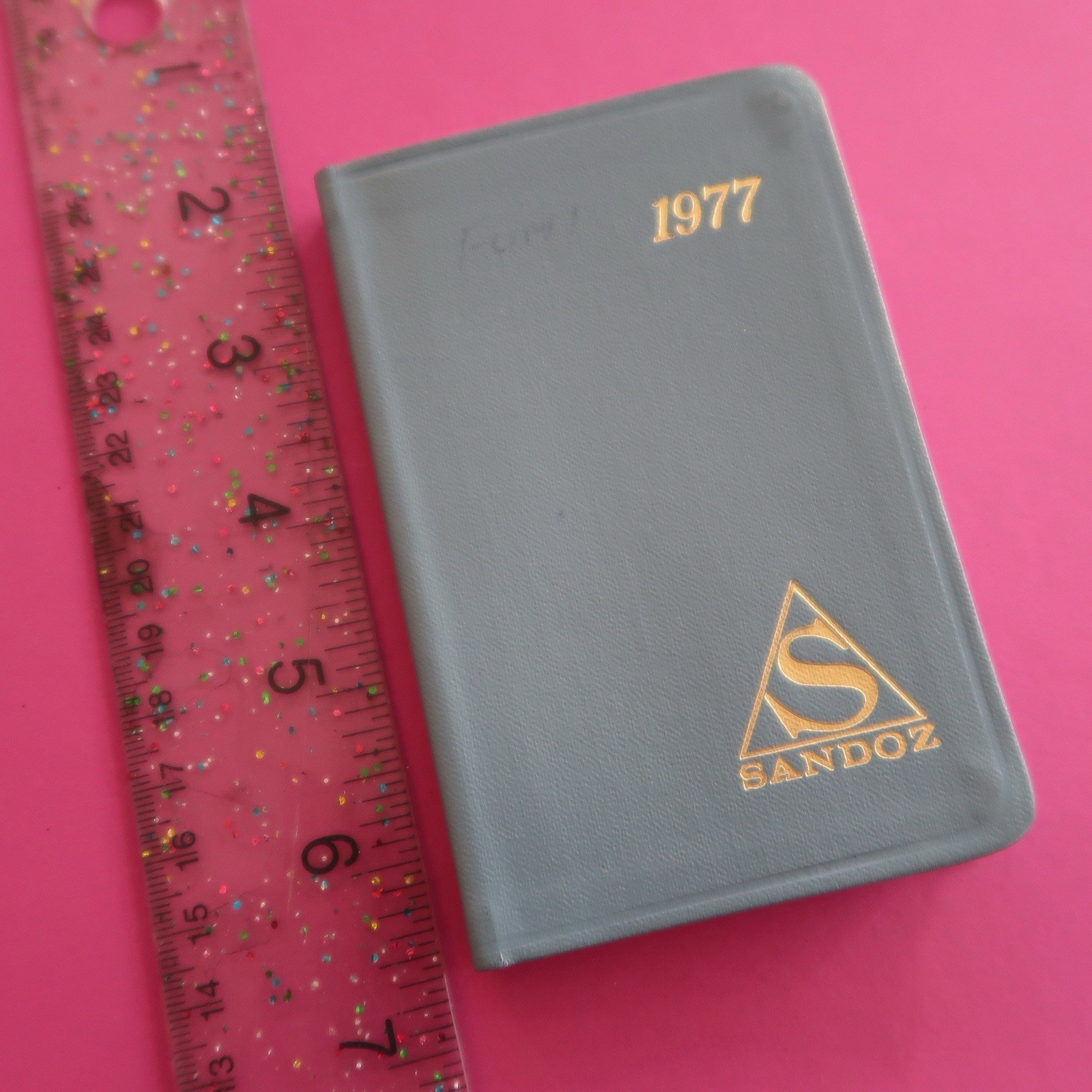 Vintage Sandoz Pharmaceutical Advertising Datebook Reference Rep Guide 1977