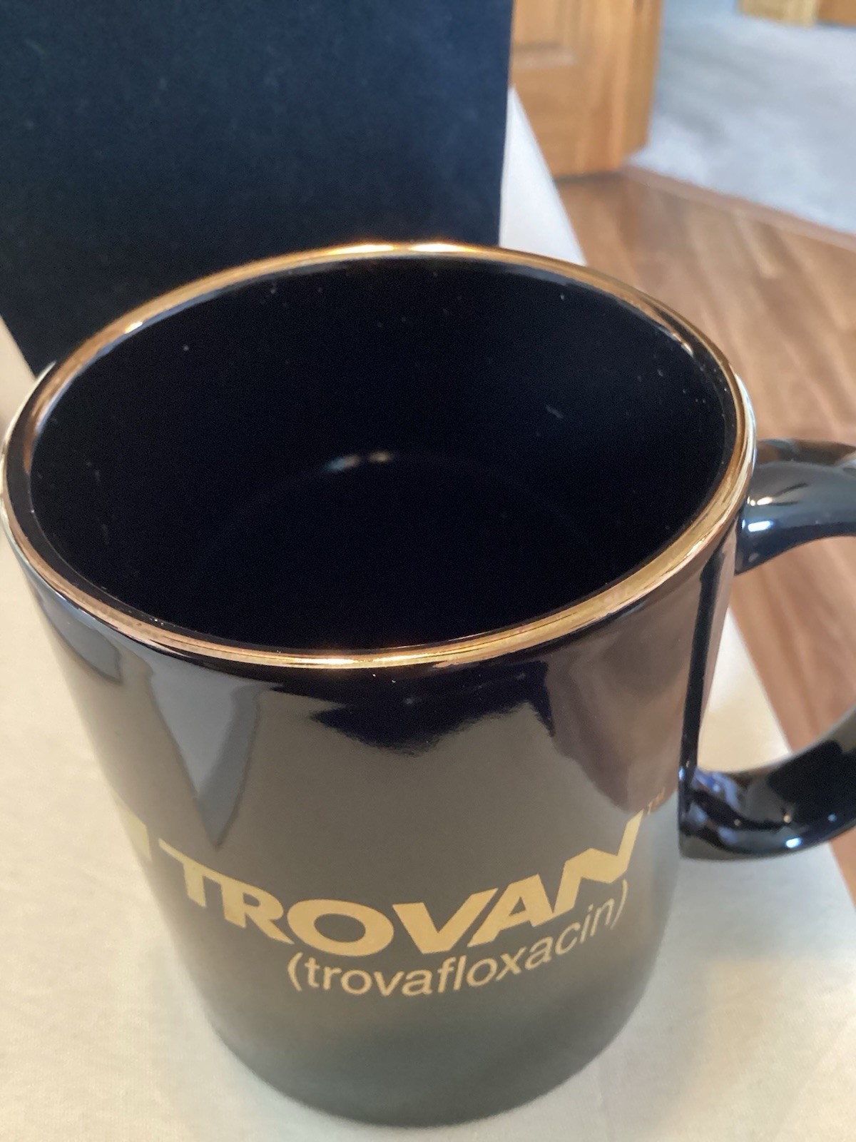 Vintage Coffee Mug Pharmaceutical Advertising “TROVAN”