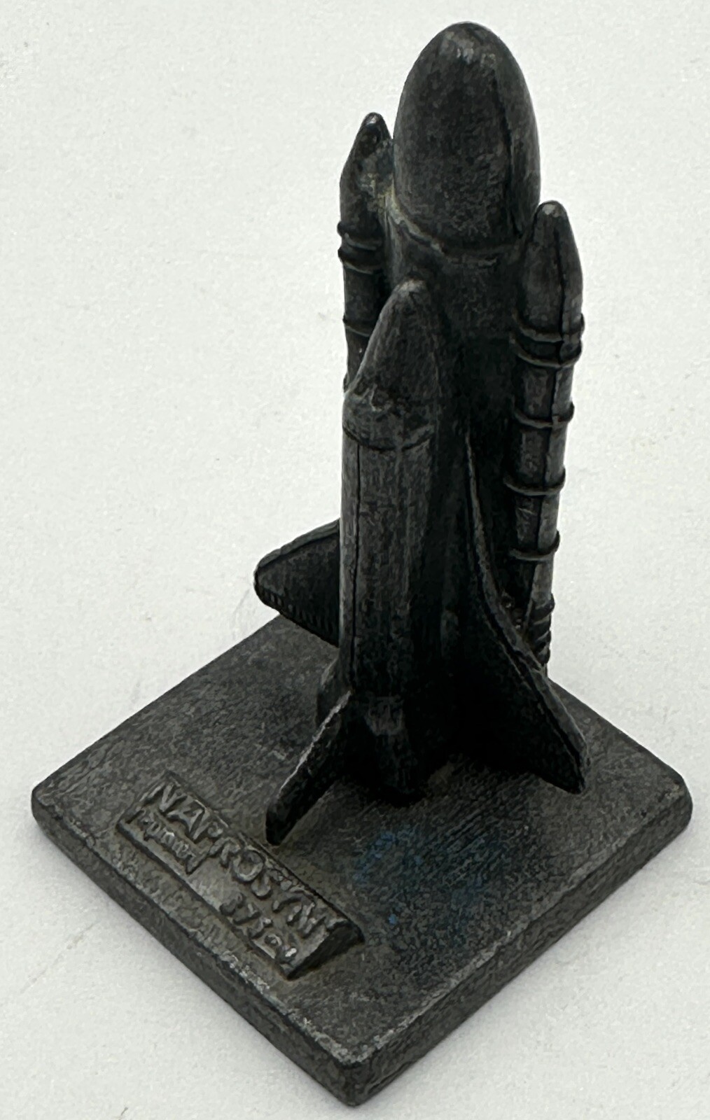 NASA Space Shuttle Miniature Pewter Figurine Naprosyn Pharmaceutical Advertising