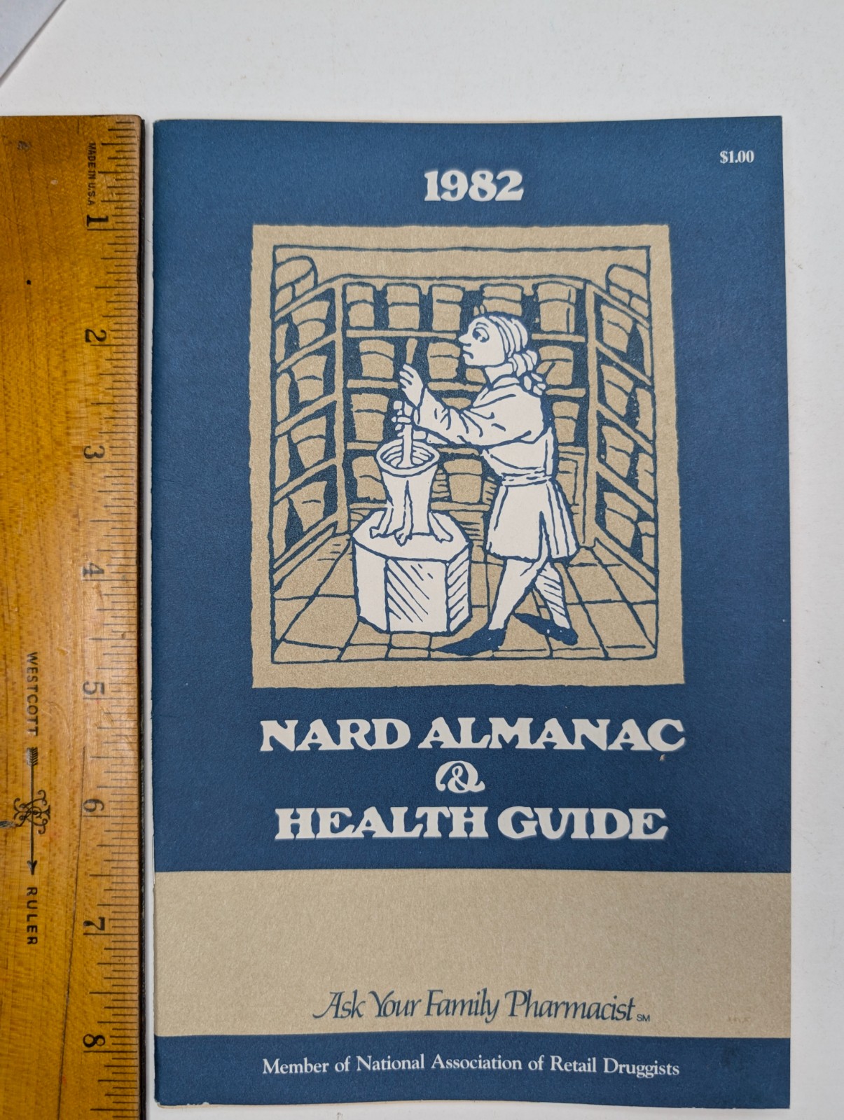 1982 NARD Almanac Health Guide Booklet National Association of Retail Druggists