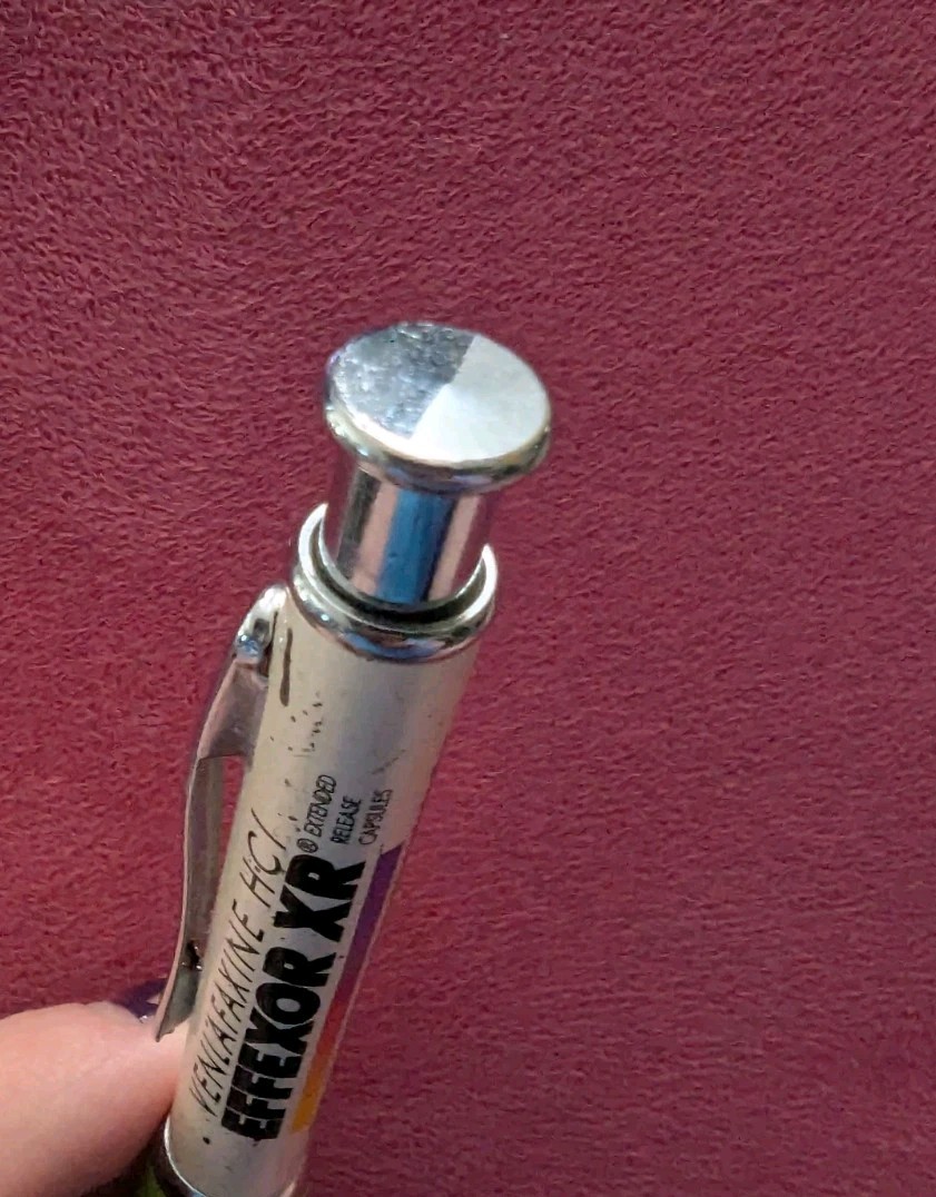Effexor XR Extended Release Capsules Metal Pharmaceutical Writing Pen – Works!