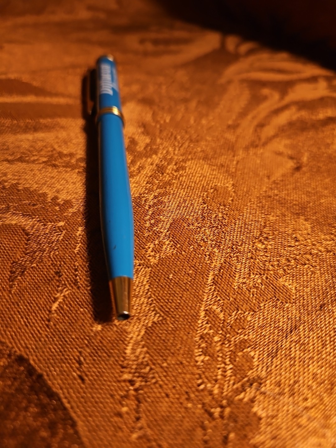 Diflucan Pfizer Drug Promotional Pen Teal Blue Click Writes