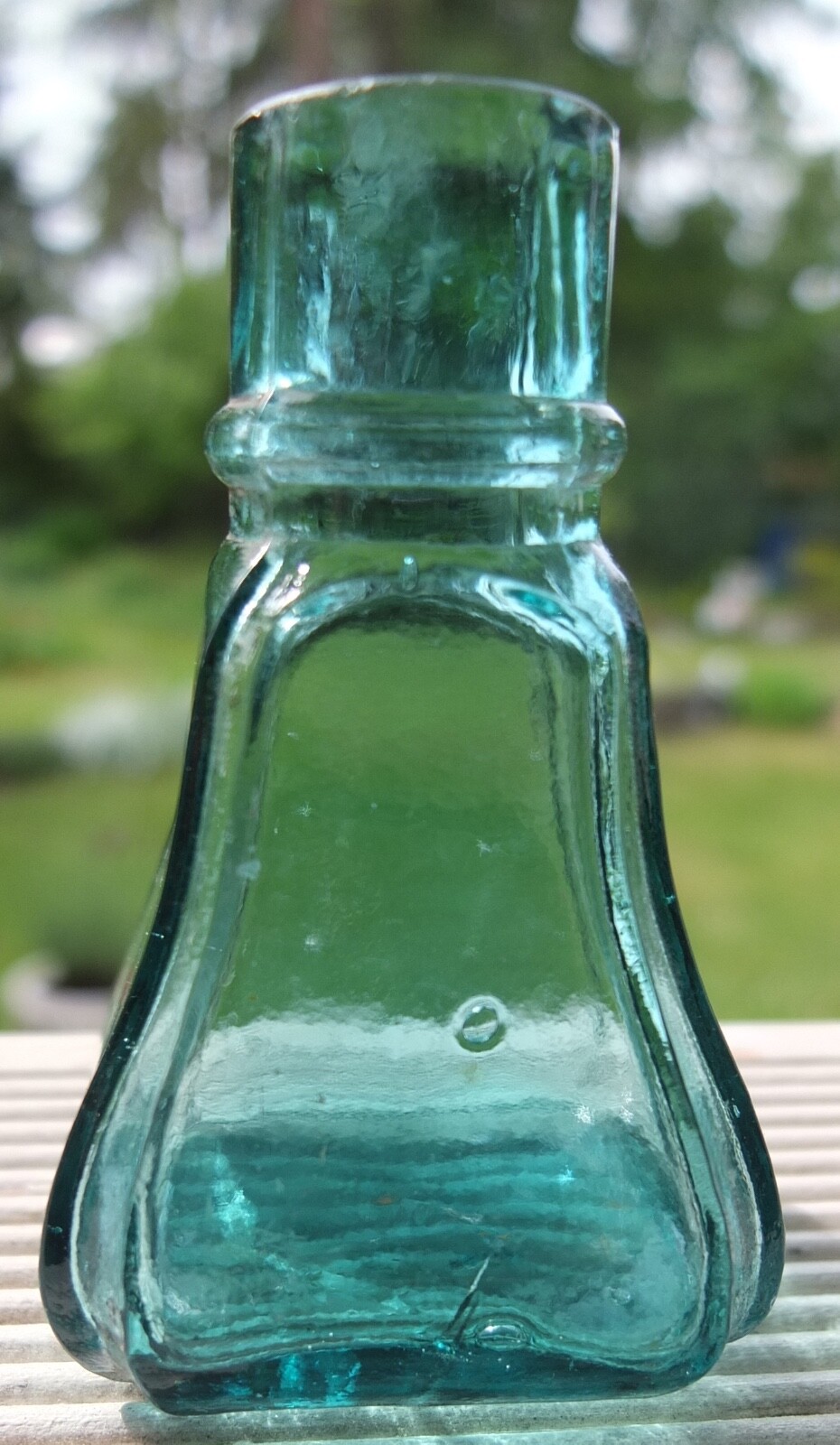 Vintage Pharmaceutical Bootle Green Glass # 3
