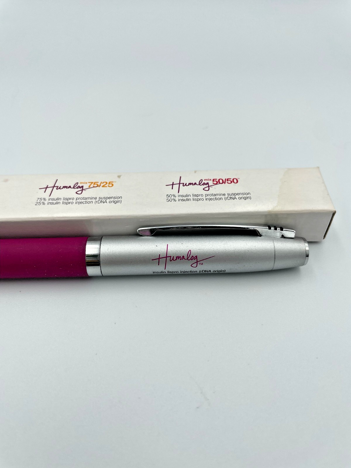 VTG RARE NIB Humalog Heavy Metal Drug Rep PEN Pharma Promo Collectible