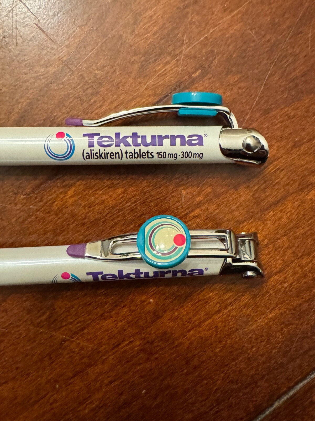 Tekturna Heart Pharmaceutical Advertising Pens New Old Stock
