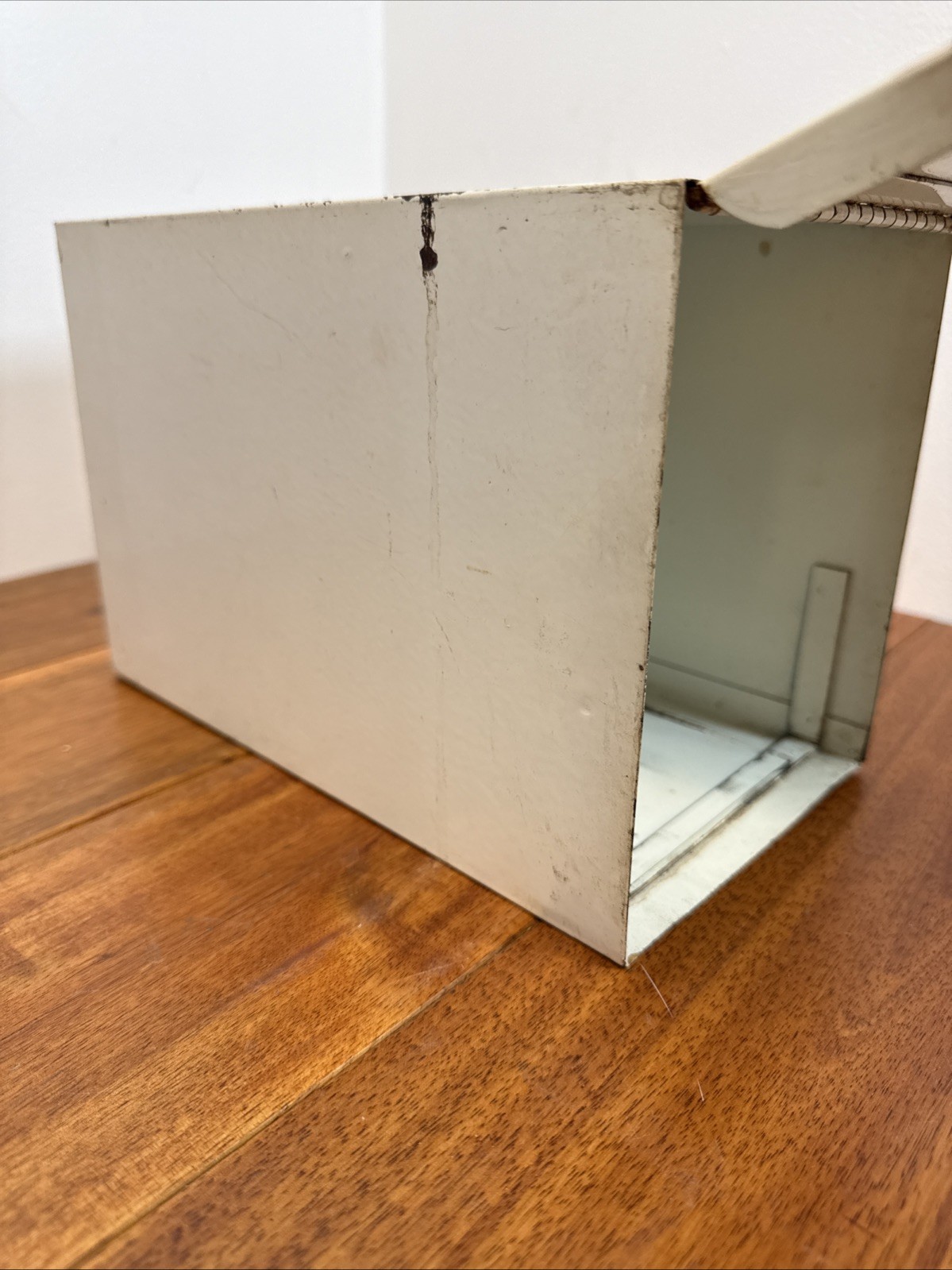 Vintage Pharmacy Prescription File Record Box Craft Sewing