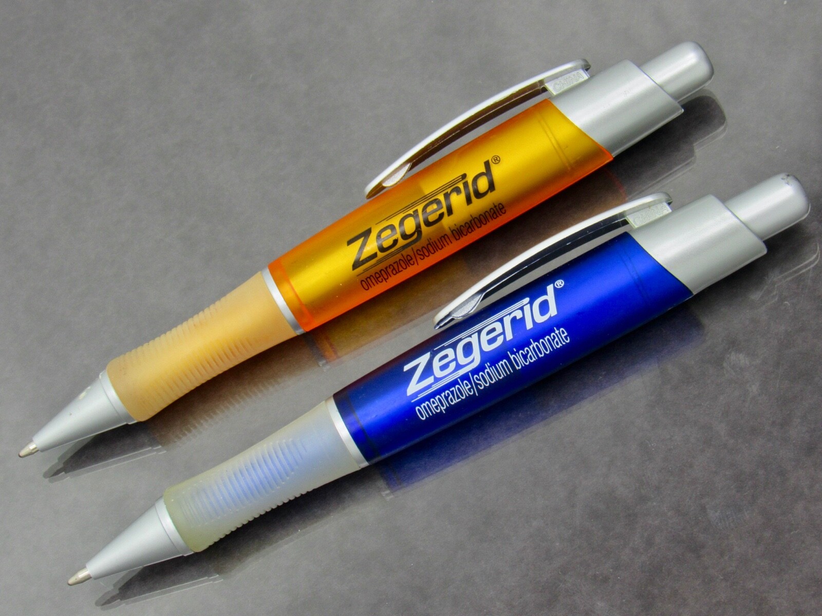 Zegerid Chunky PENS Drug Rep Pharmaceutical Promo Medical Advertising Lot of 2