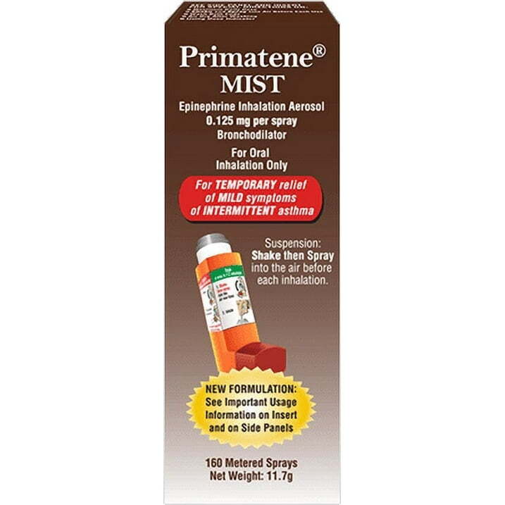 (2 pack) Epinephrine Oral Inhalation Aerosol