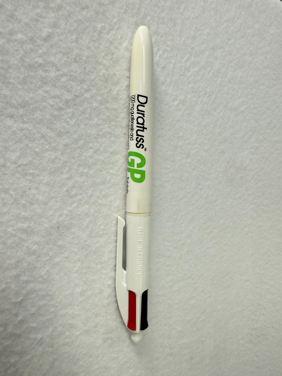 Duratuss GP Pharmaceutical Advertising Pharmaceuticals Rep Writing Pen *READ*