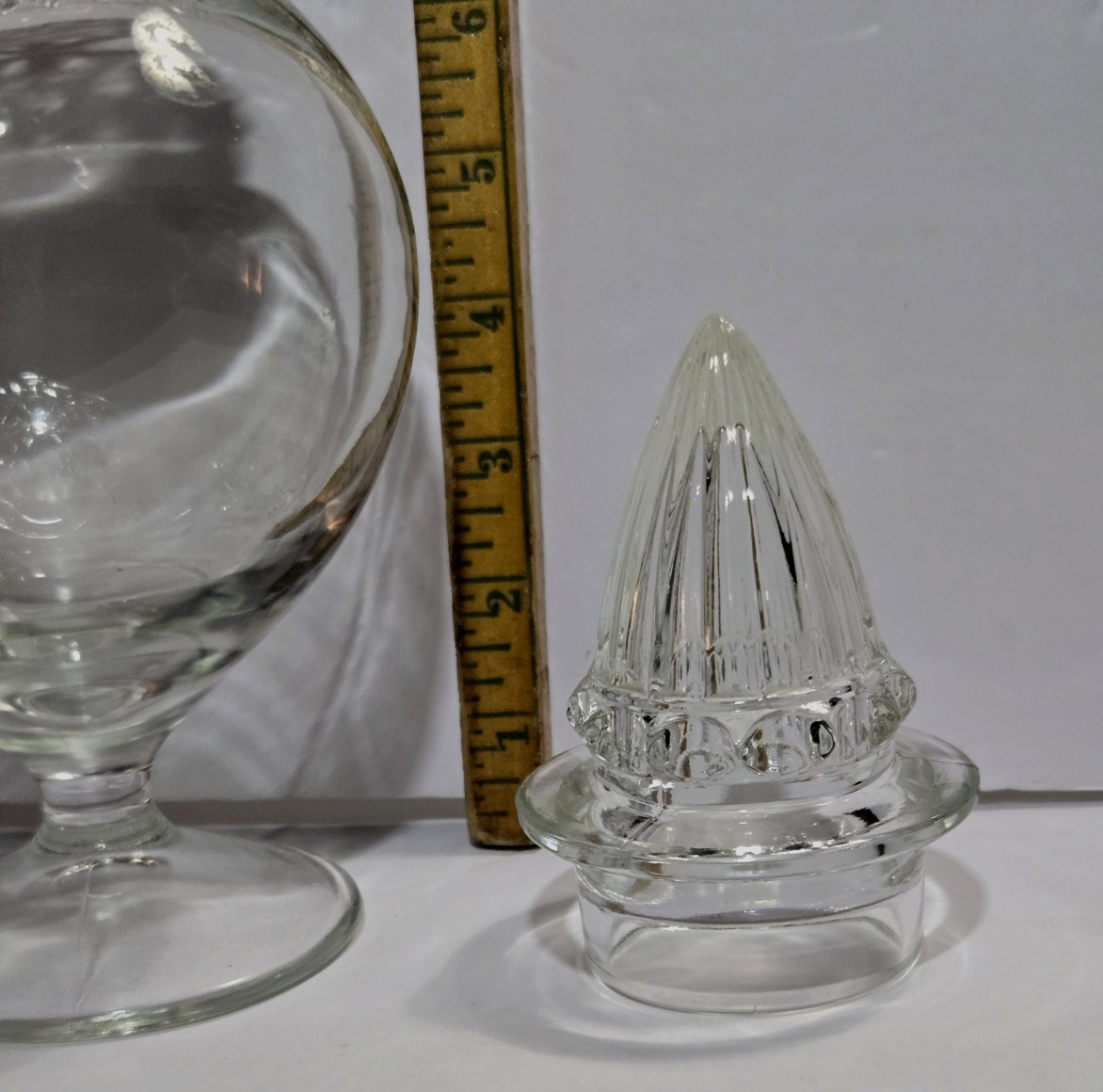 Vintage 1930s Tiffin Dakota Apothecary Drug Store Candy Glass Jar w/ Lid 11″