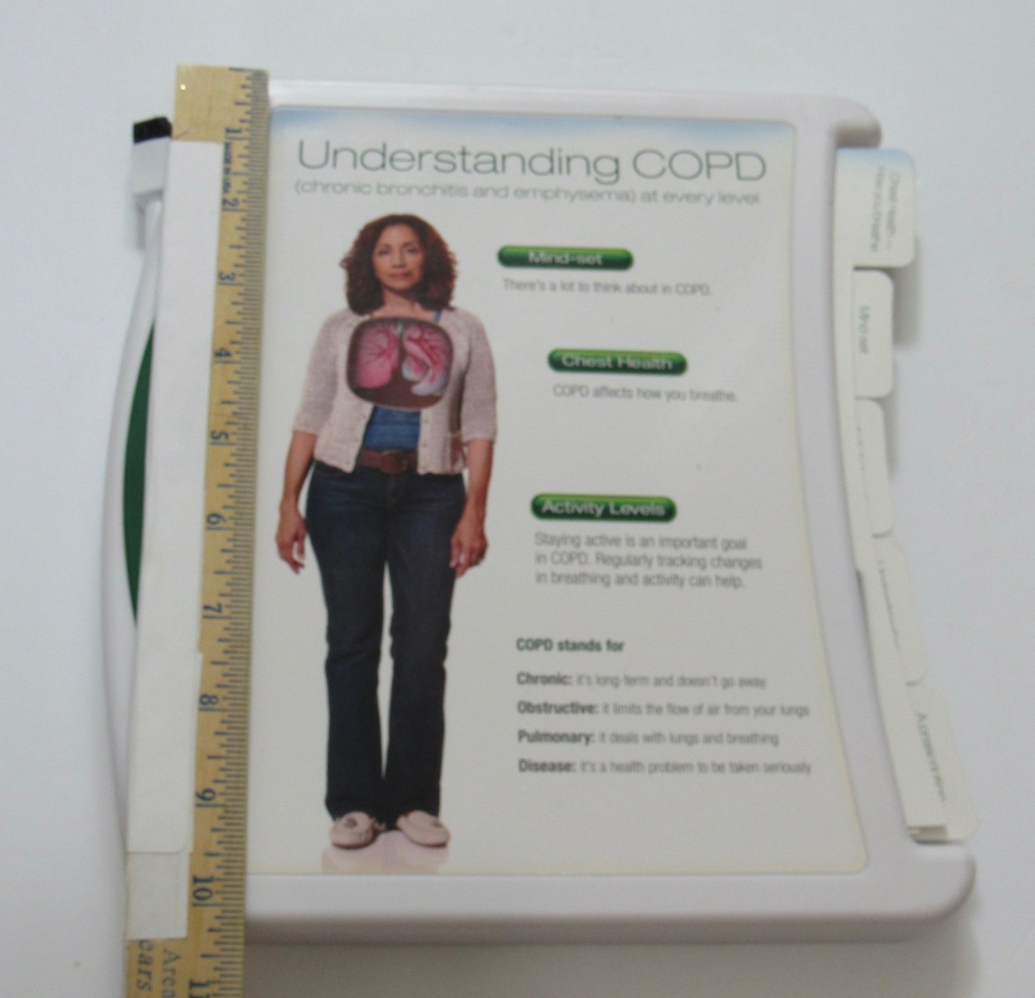 Spiriva COPD Medical Office Display Teaching Aid Drug Rep Pharmaceutical Promo