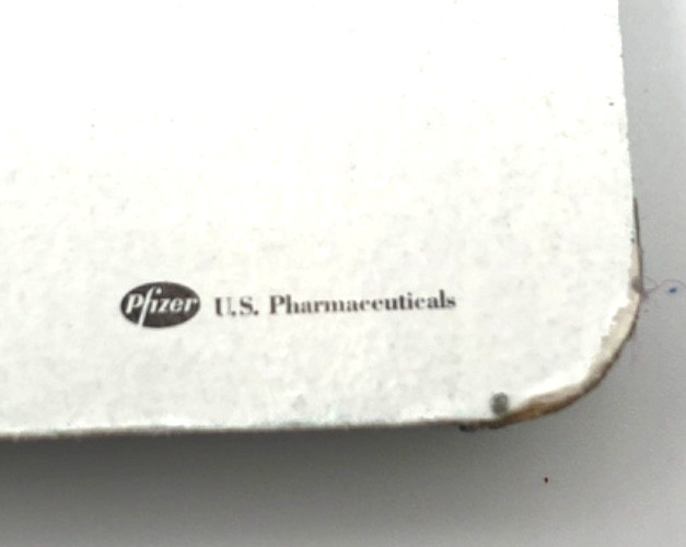 Vtg 2003 Pfizer Relpax Large Notepad Pharmaceutical Drug Rep Promo Merch HTF