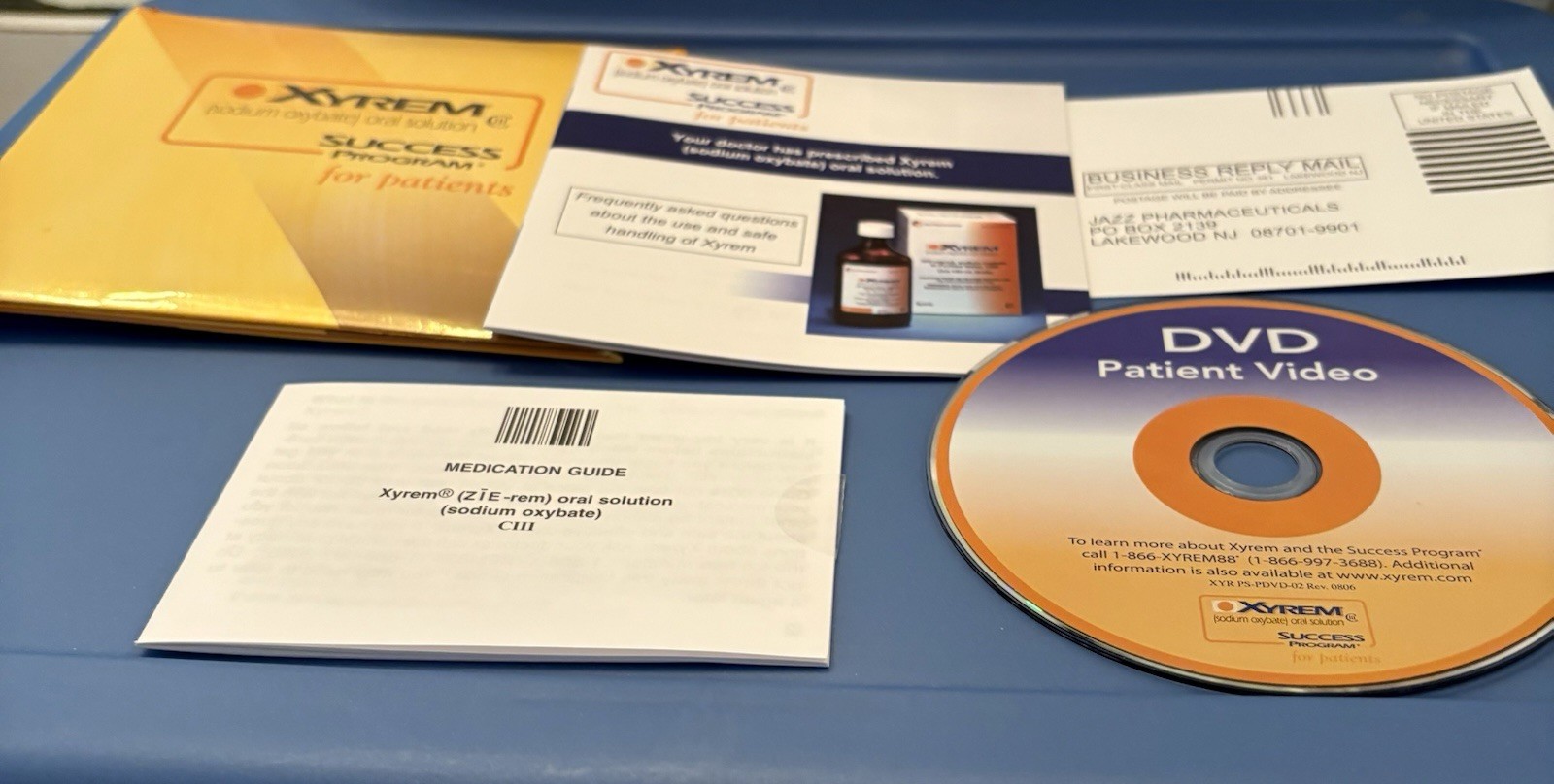 VTG XYREM ‘SUCCESS PROGRAM FOR PATIENTS ” DVD KIT PHARMA REP LOGO NEW SEALED