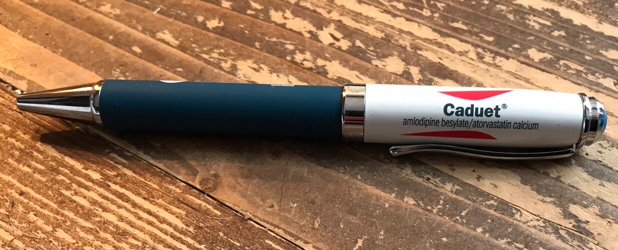 LIPITOR CADUET PHARMACEUTICAL DRUG REP PEN COLLECTIBLE
