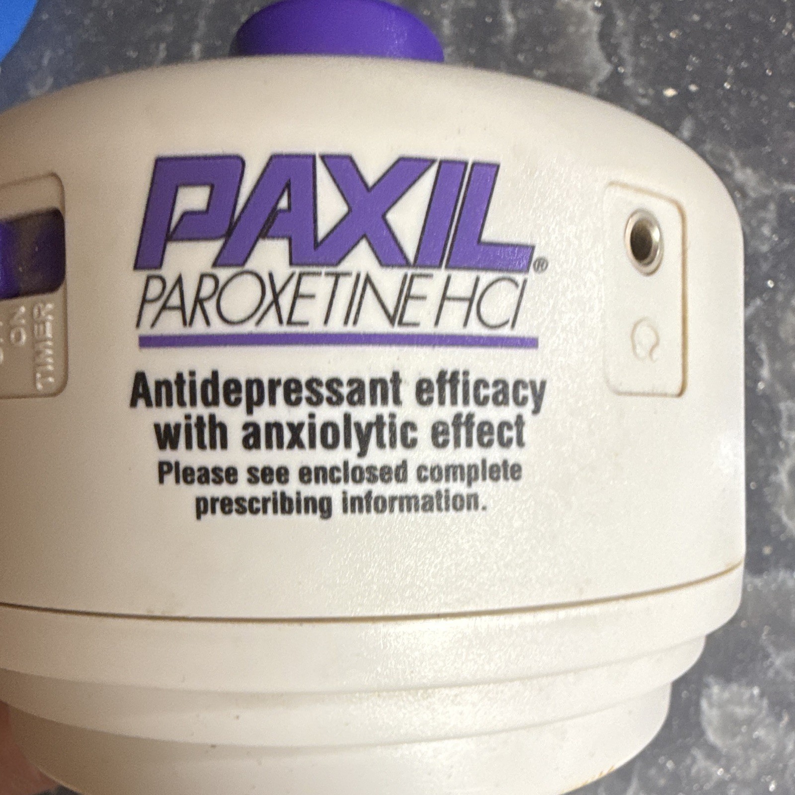 Paxil Paroxetine HCl Promotional Sound Button Machine – Ocean Brook Birds