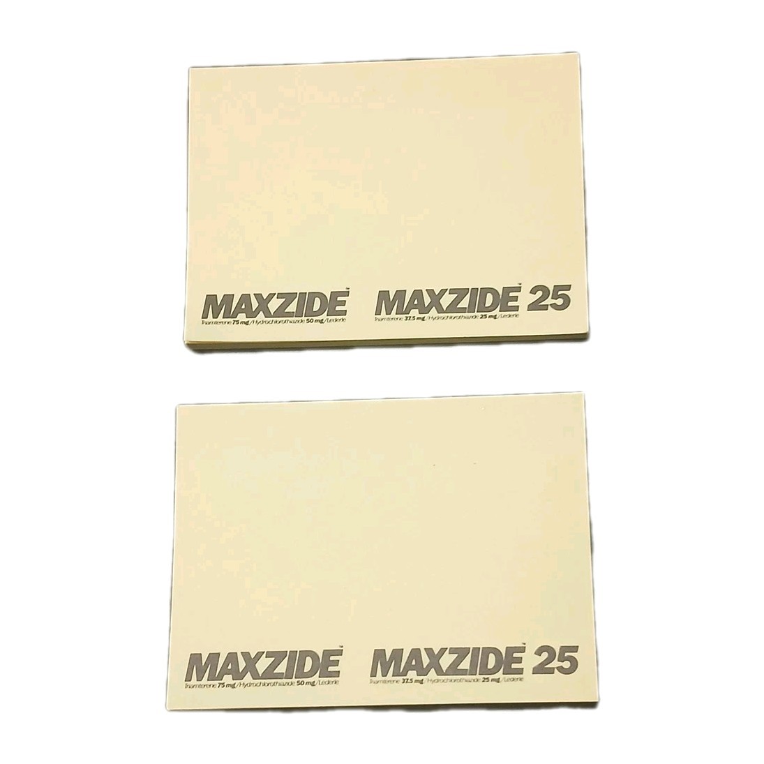 Pharmaceutical Advertising Post-It 4″ x 3″ Notes 50 per Pad Maxzide/Maxzide 25