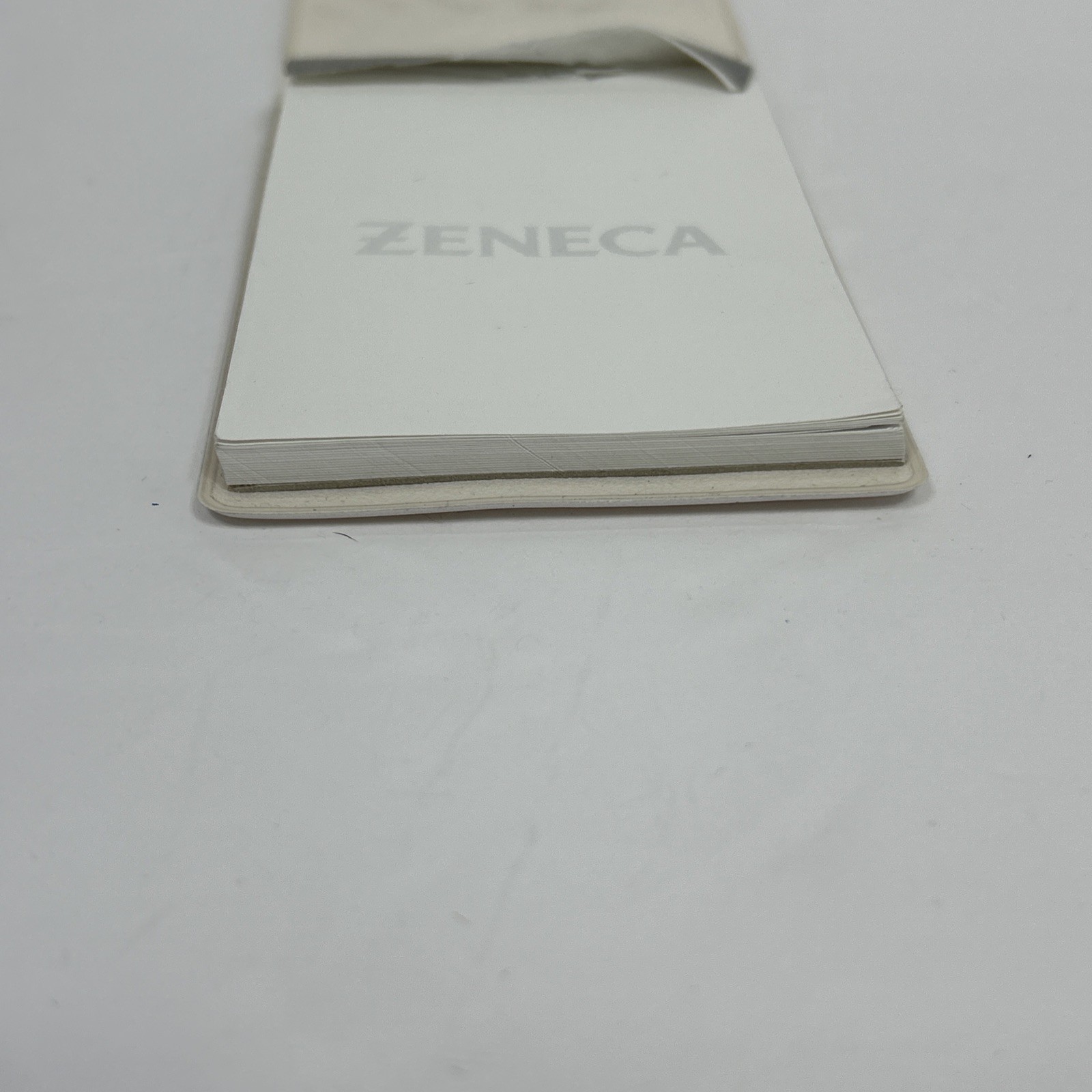 Zeneca Pharmaceuticals Notepad Notes Drug Rep Flap Book White 4″ x 3″ Paper Pad