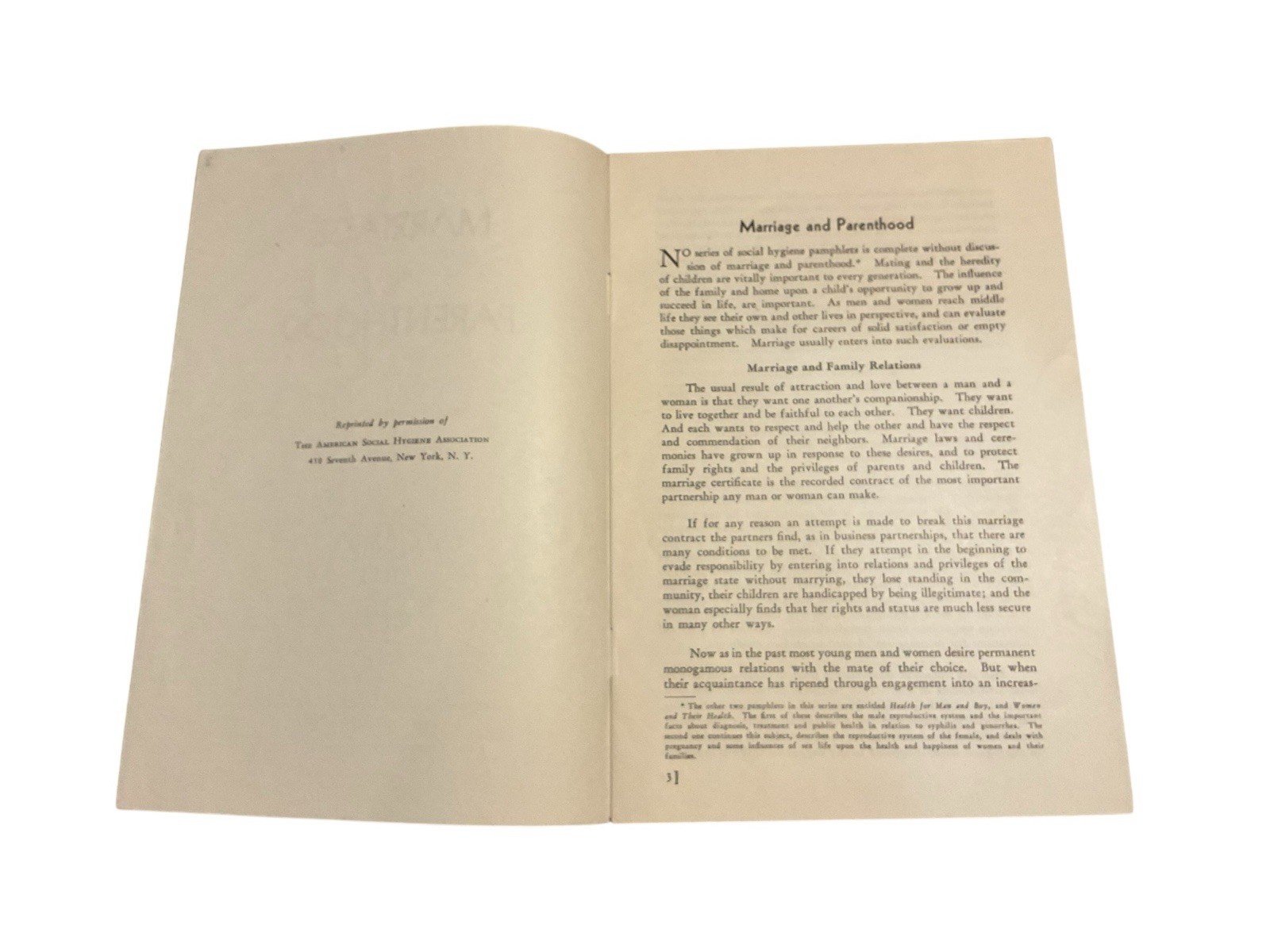 1938 Marriage & Parenthood William Snow Stamp Out Venereal Diseases VD 6 CA F1