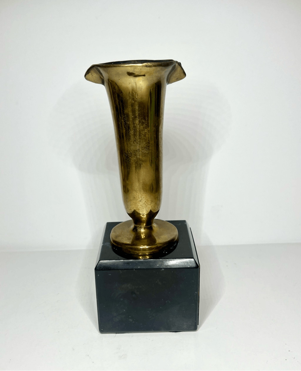 VTG 1943 Solid Brass Pharmacy & Science College Beaker Golden Anniversary Award