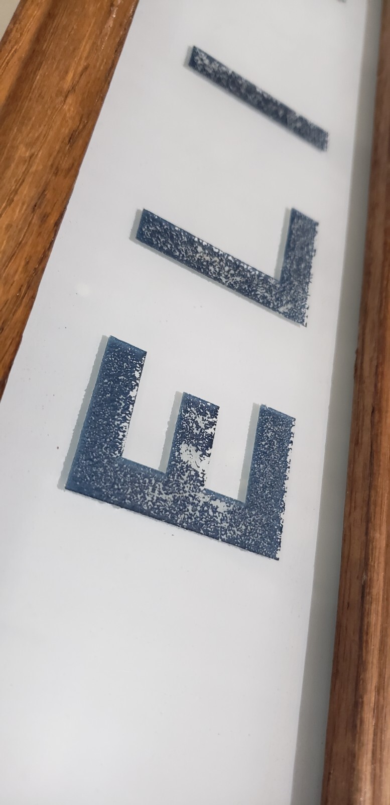 Vintage Eli Lilly Co. Milk White Glass Sign in Frame 6 3/4″ x 4 3/4″ GS00329
