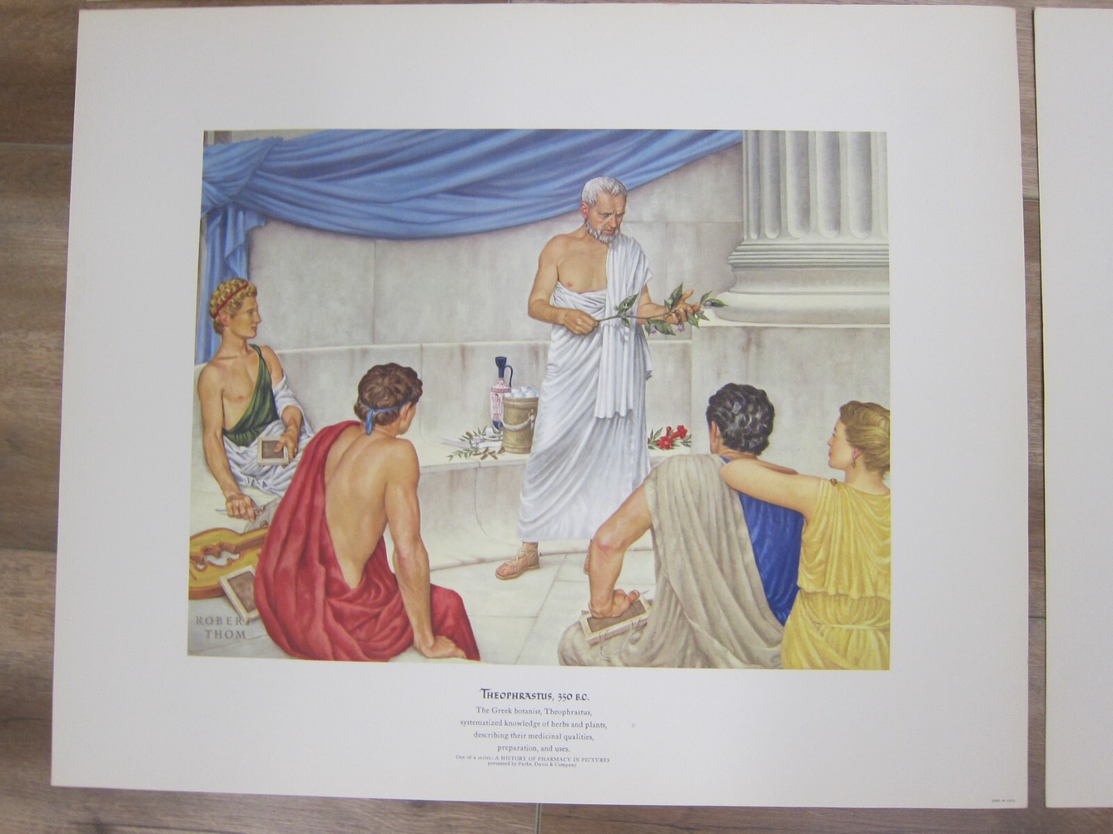 VTG. A HISTORY OF PHARMACY IN PICTURES by Parke Davis Set 12 Prints 1950’s