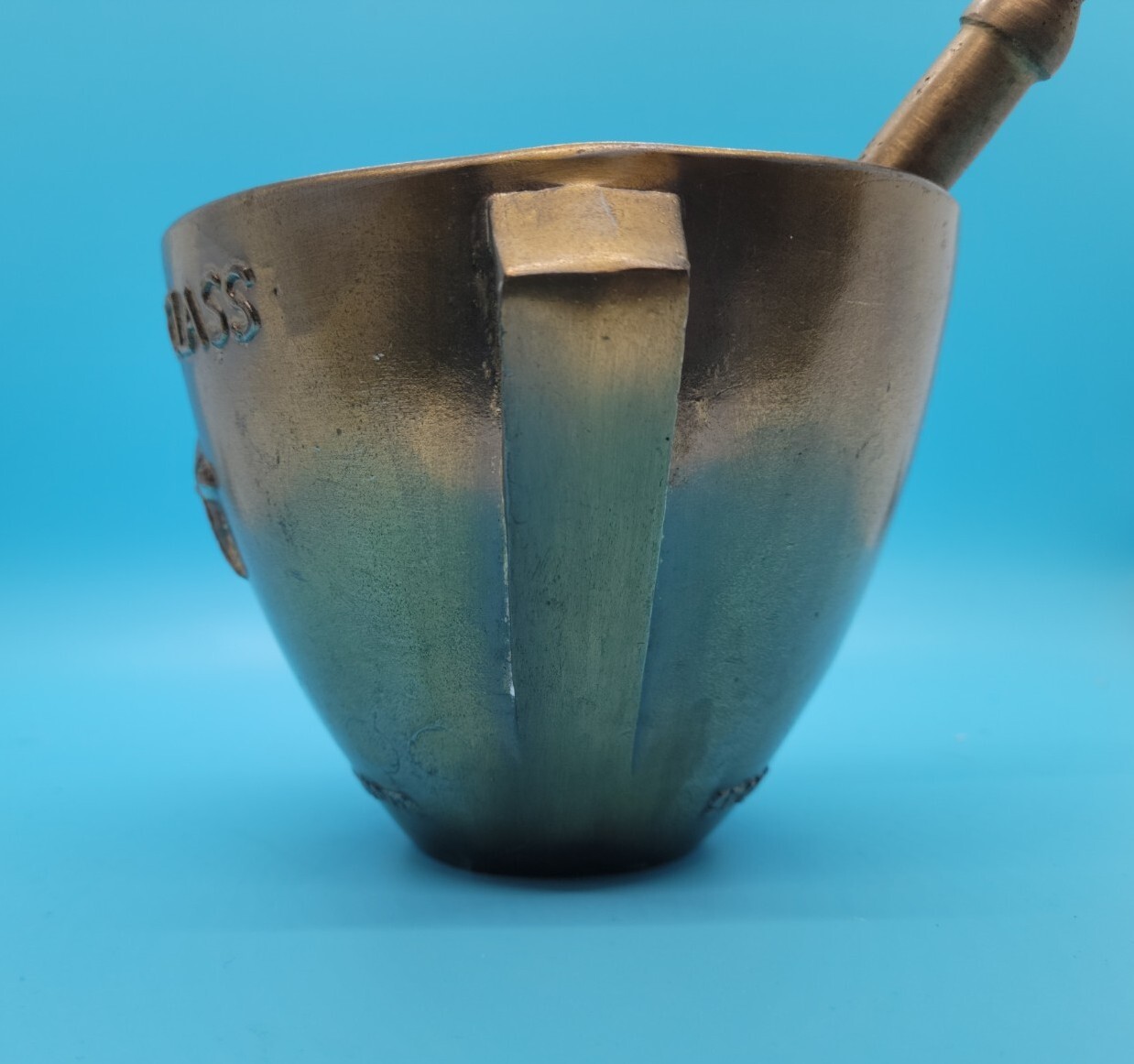 Vintage Pharmacy Class 1970 Mortar & Pestle Rx Secundum Artem Schering