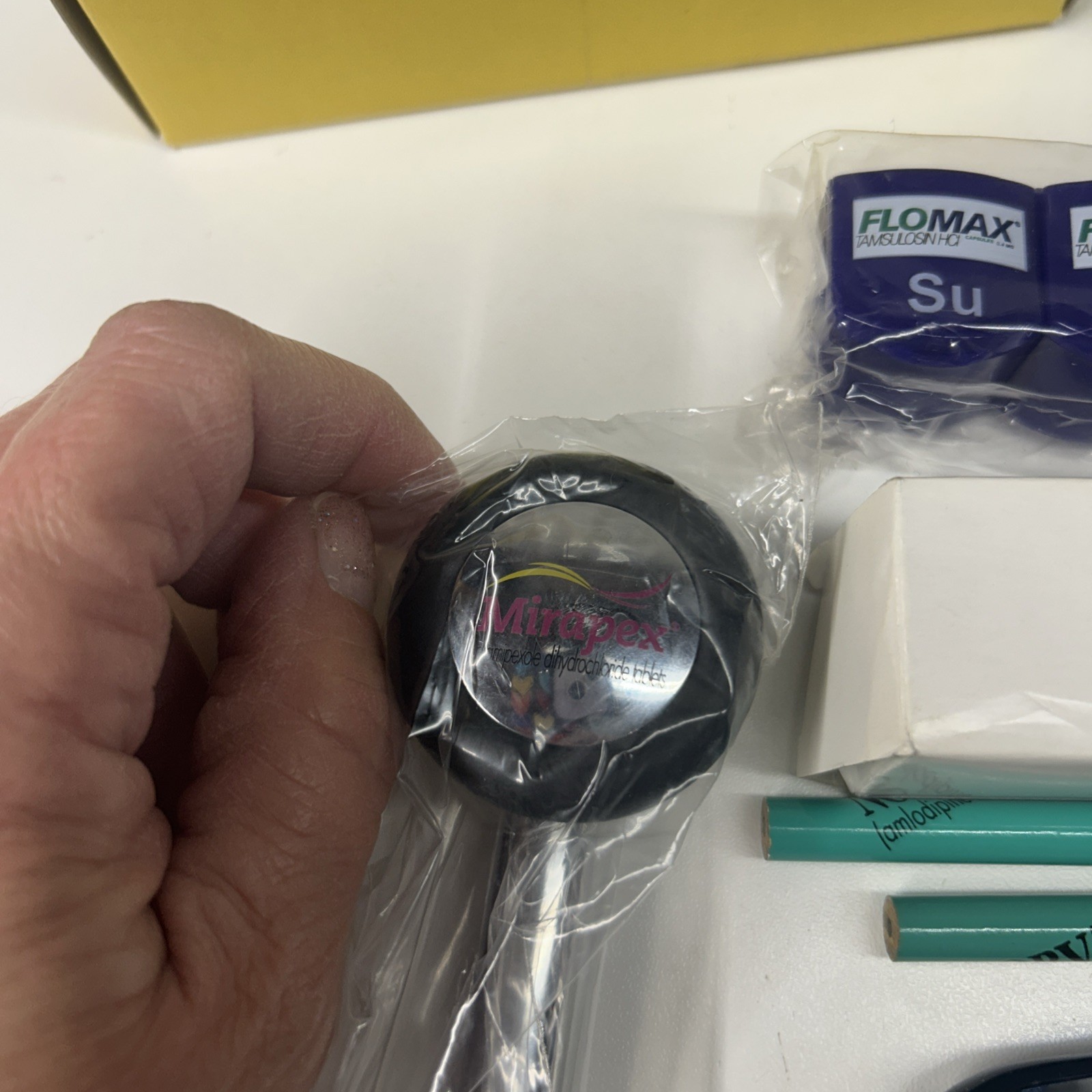 Pharmaceutical Drug Rep Pens Pencils Massager Percussion Hammer Lexapro Norvasc