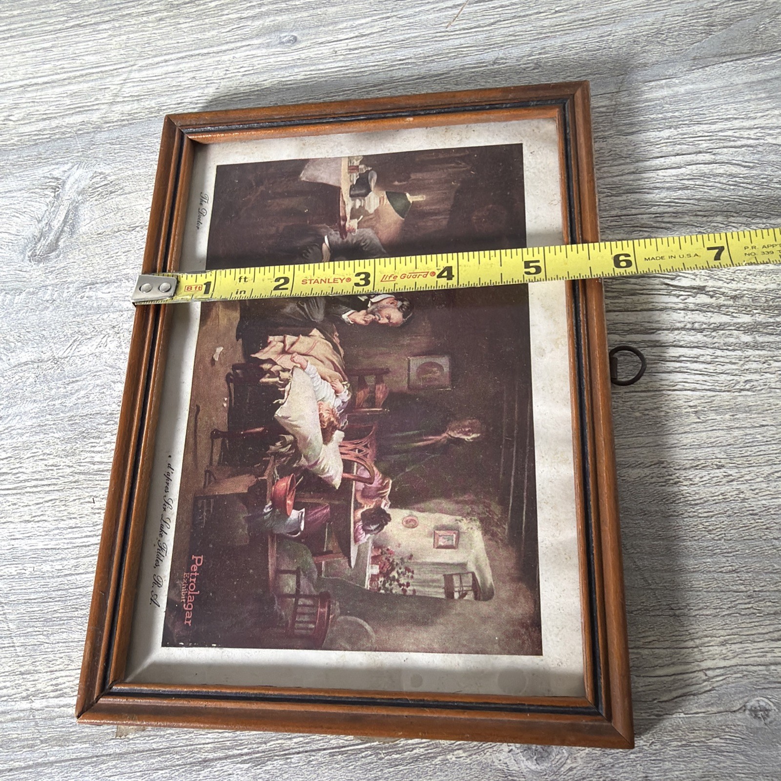 The Doctor By Sir Luke Fildes 1930s Petrolagar Exhibit Print In Original Frame