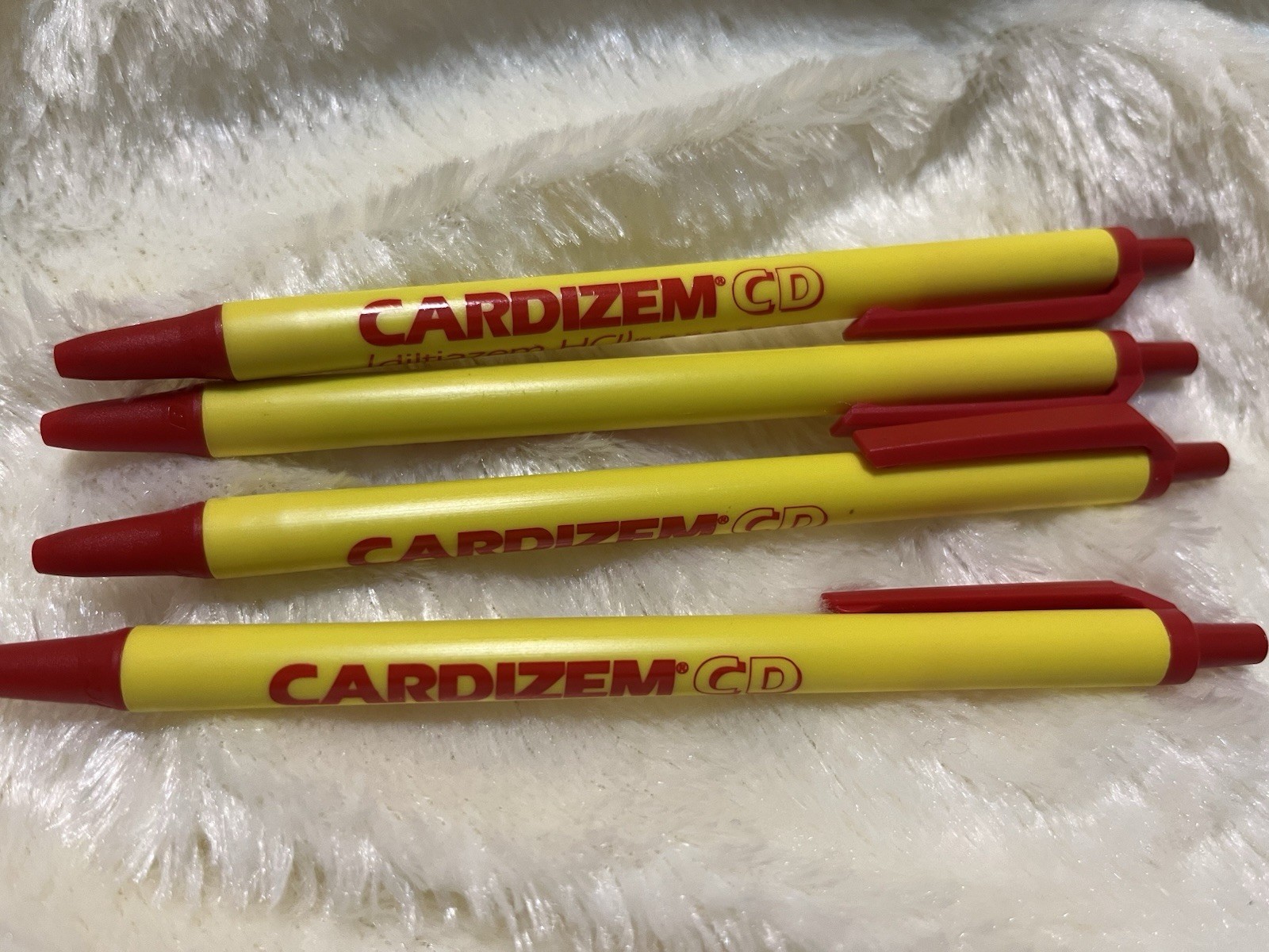 CARDIZEM CD Drug Rep Pharmaceutical Promo Advertising PEN Lot of 4 Click PENS