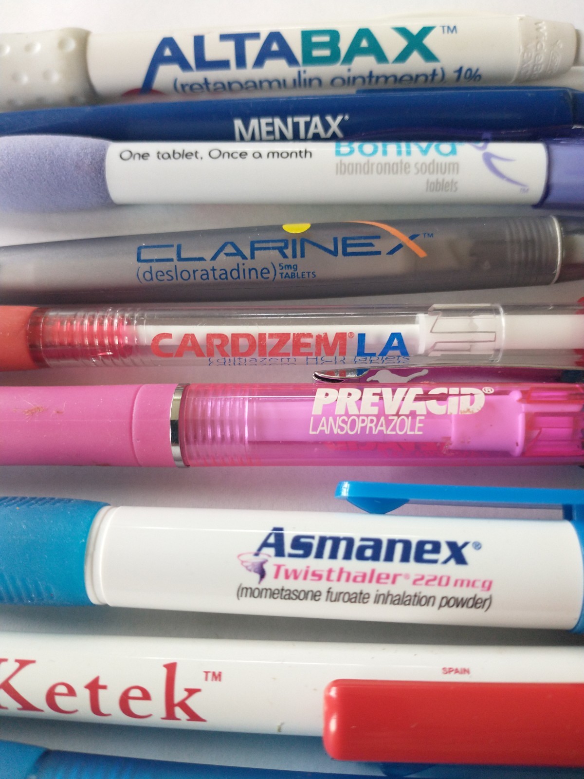 Lot of 10 Pharmacy Drug Representative Pens – Untested- Lot 4