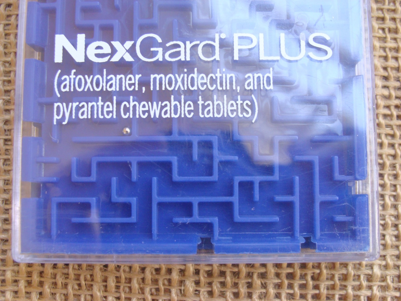 Nexgard Plus maze toy pharmaceutical promotional material – 2 5/8″