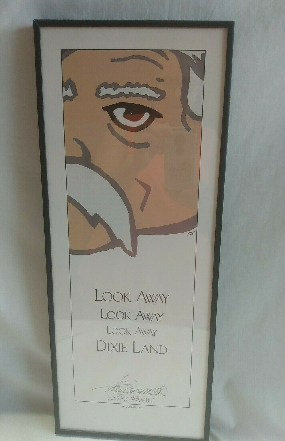 Larry Wamble Framed Dixie Land Signed Print