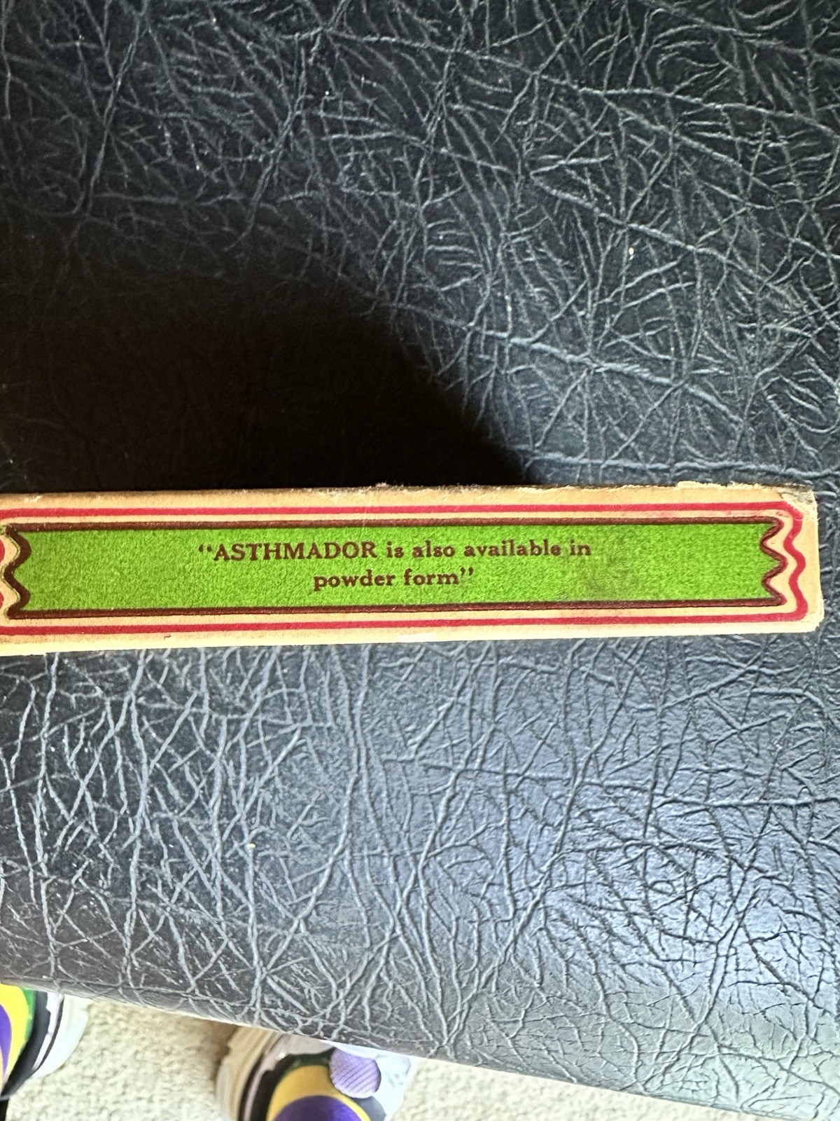 Dr. R. Schiffmann’s Asthmador Medicinal Cigarettes Box Vintage 1930s/1940s