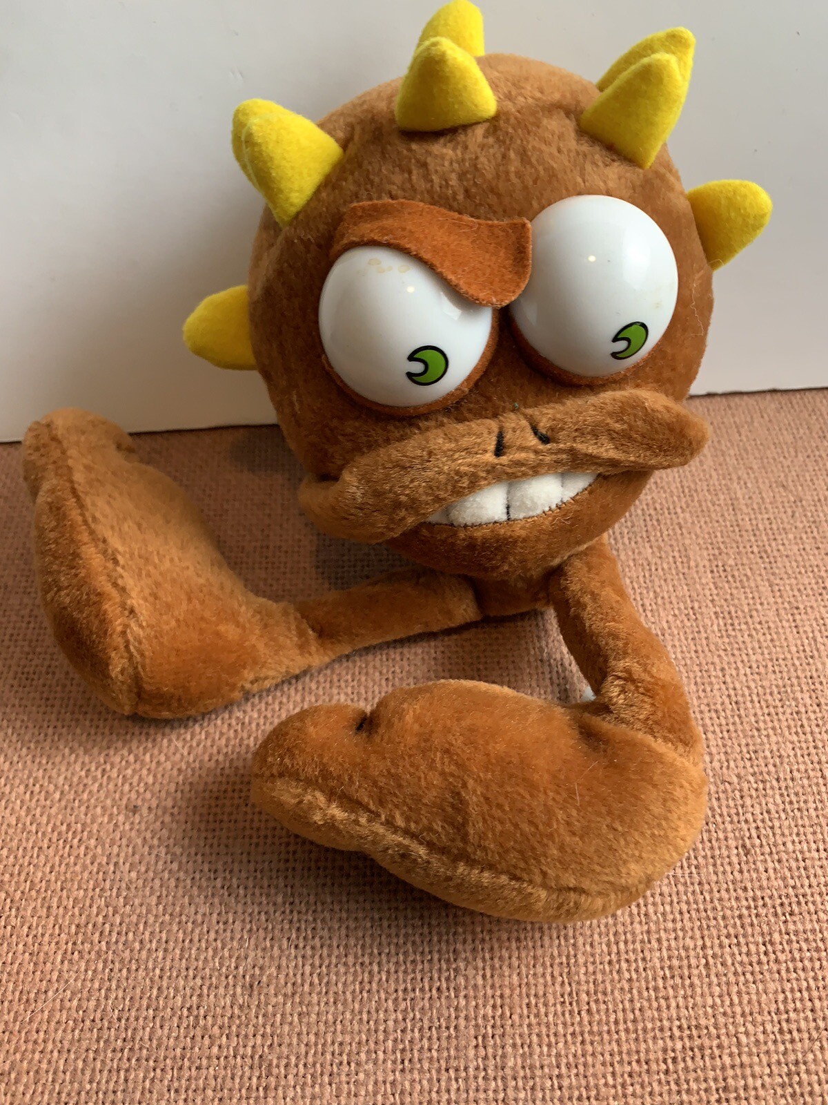 SARS Bug Quidel Plush Toy Pharma Swag Brown Bad Germ Stuffed Animal Pharm Rare