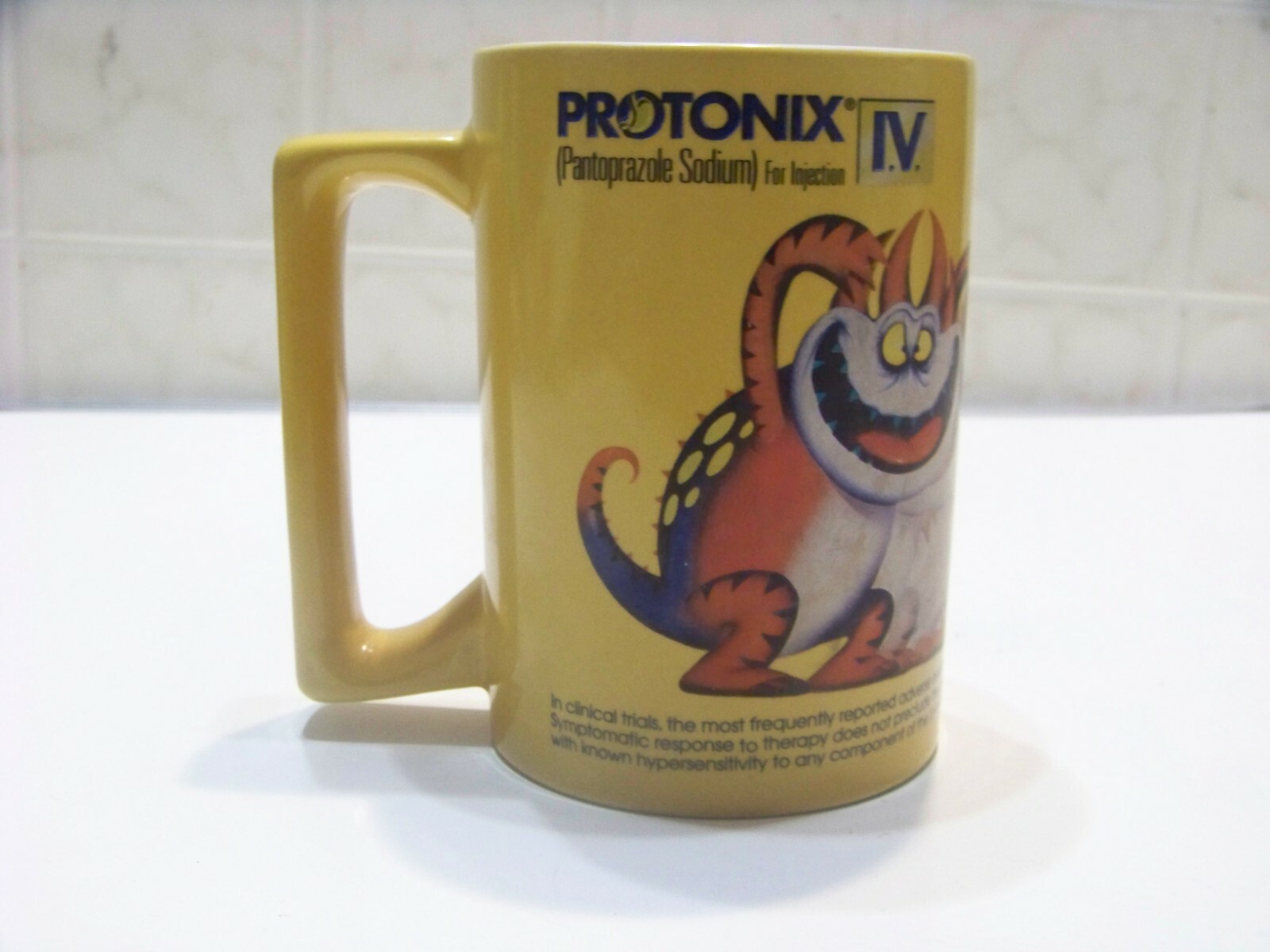 Protonix Injection IV Pharmaceutical Advertising Oversized Coffee Mug Cup