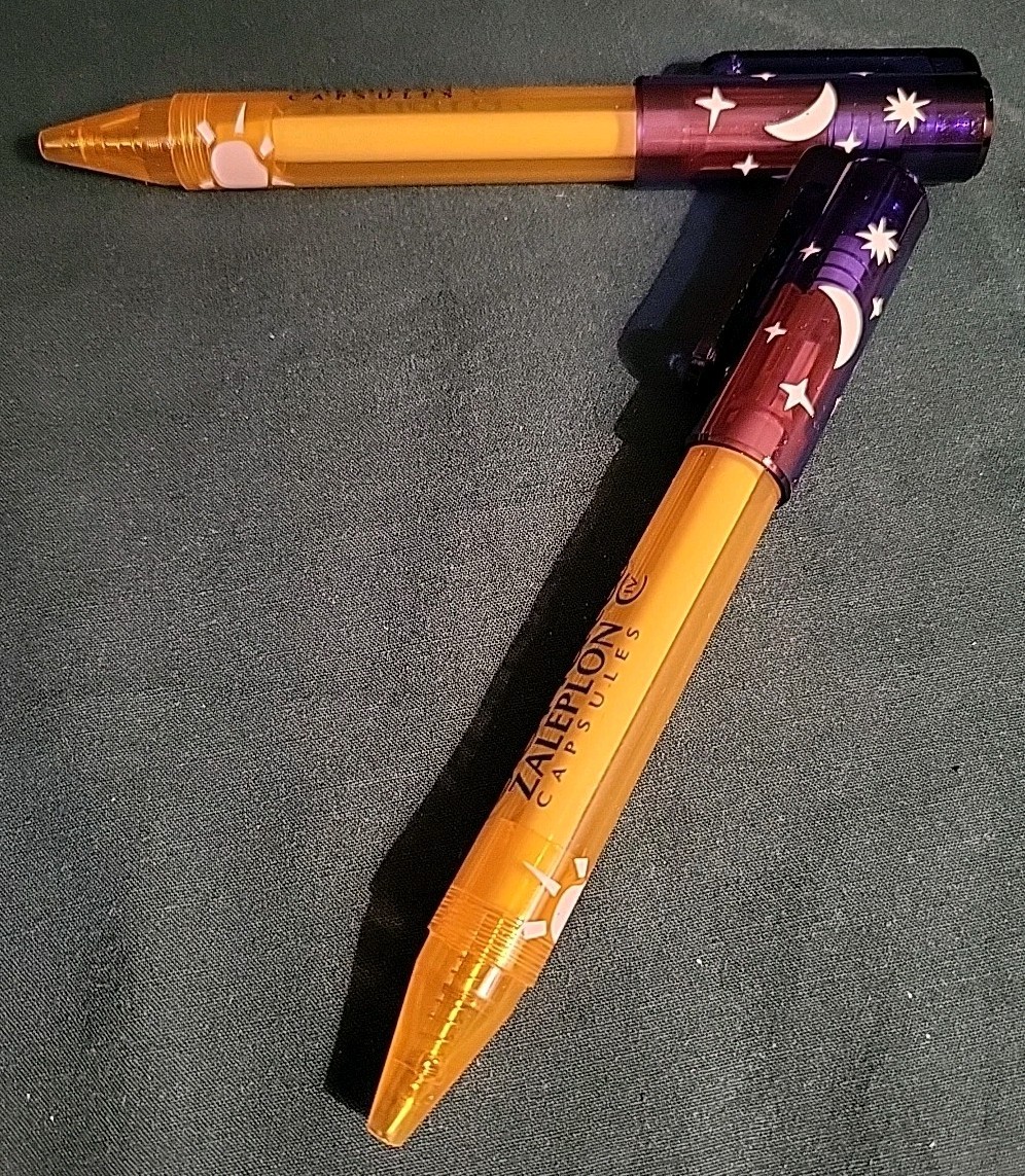 Sonata Zalepon CIV Drug Rep Pharmaceutical Promo Advertising Pen Stars Moon