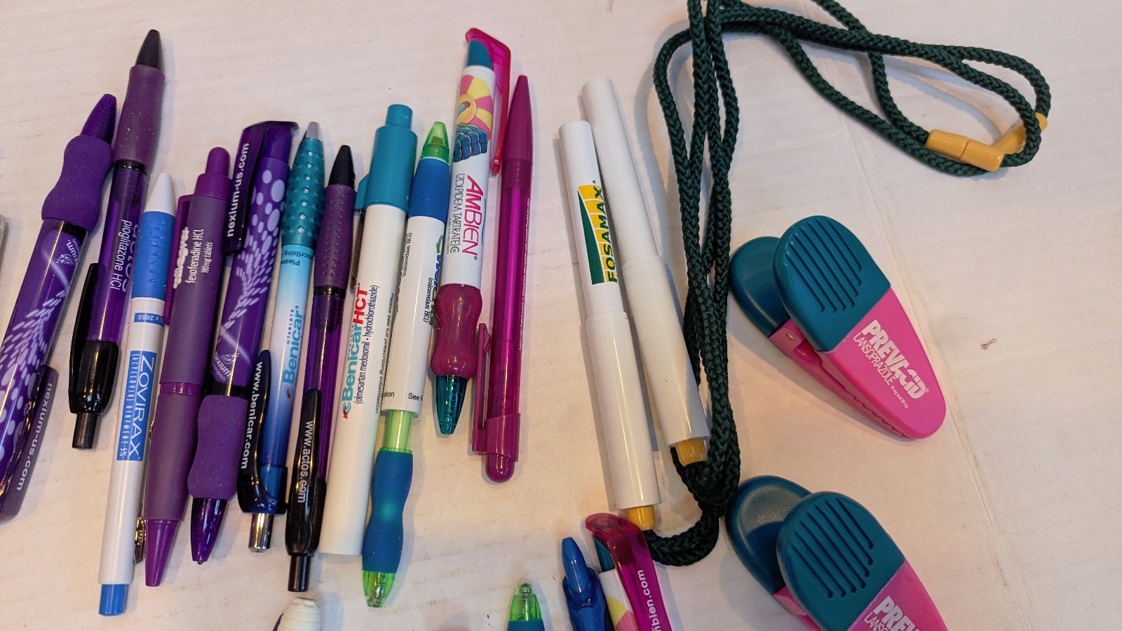 Massive Vintage Pharmaceutical Drug Rep Advertising Pen Lot Of 99 – Ambien