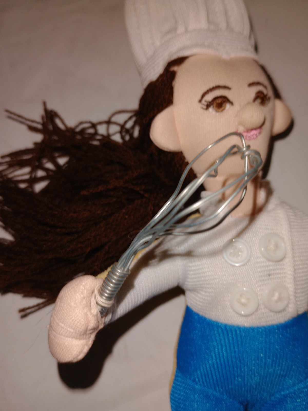 Ultracet Promotional Chef Plush Doll with Whisk Pharmaceutical Promo Toy