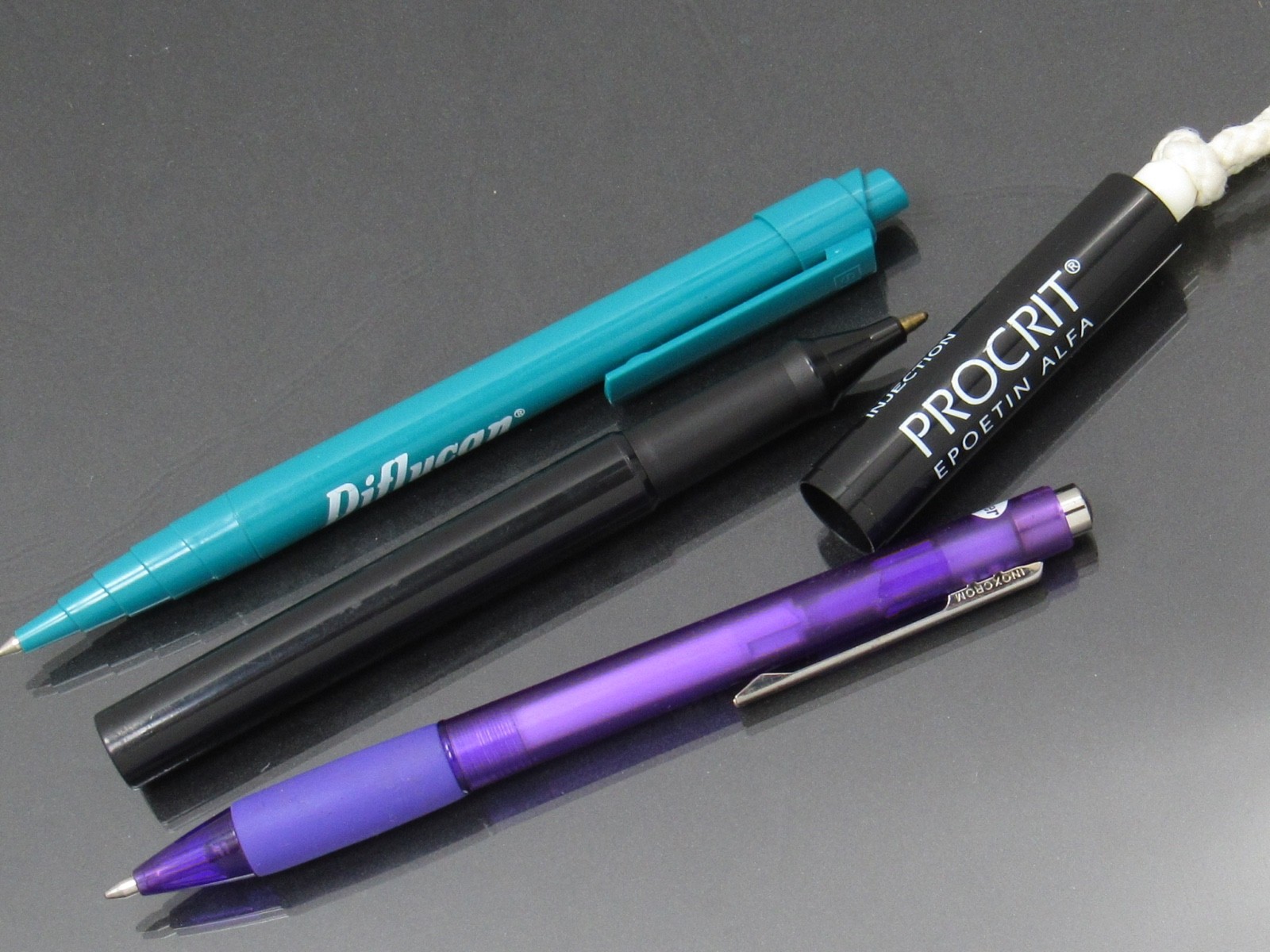Diflucan Procrit Zithro PENS Drug Rep Pharmaceutical Promo Advertising Lot of 3