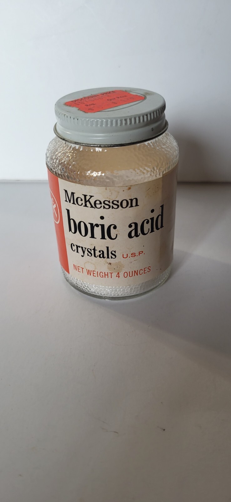 Vintage McKesson boric 4oz Bottle