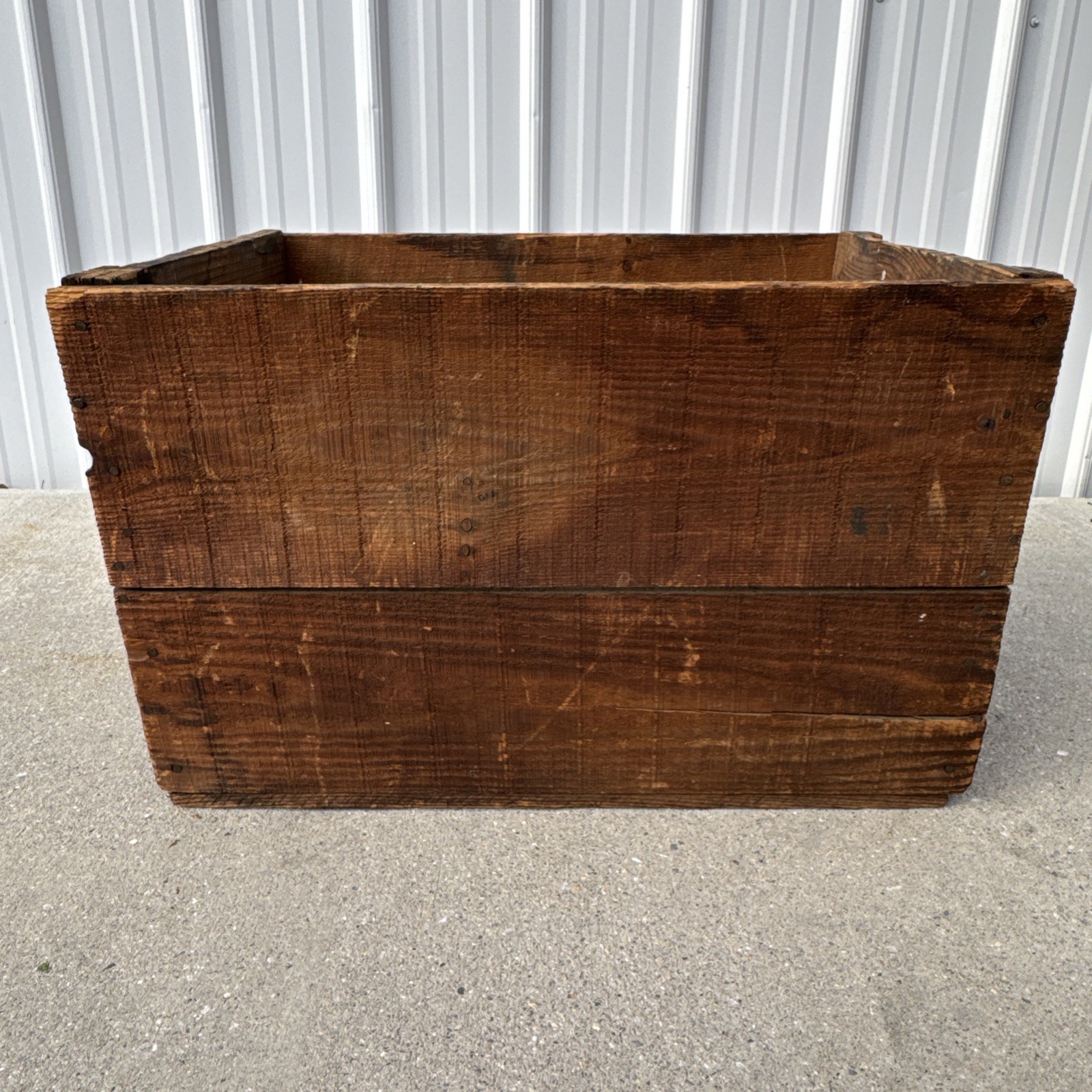 Antique Shoemaker & Busch Wholesale Druggist Wooden Crate Philadelphia, PA