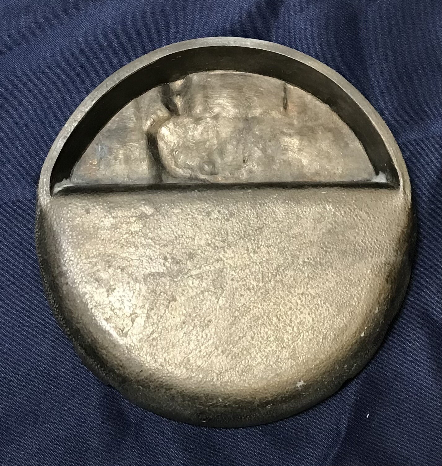 Old Pharmacist Advertising: Rare Vintage Pewter Apothecary Ashtray