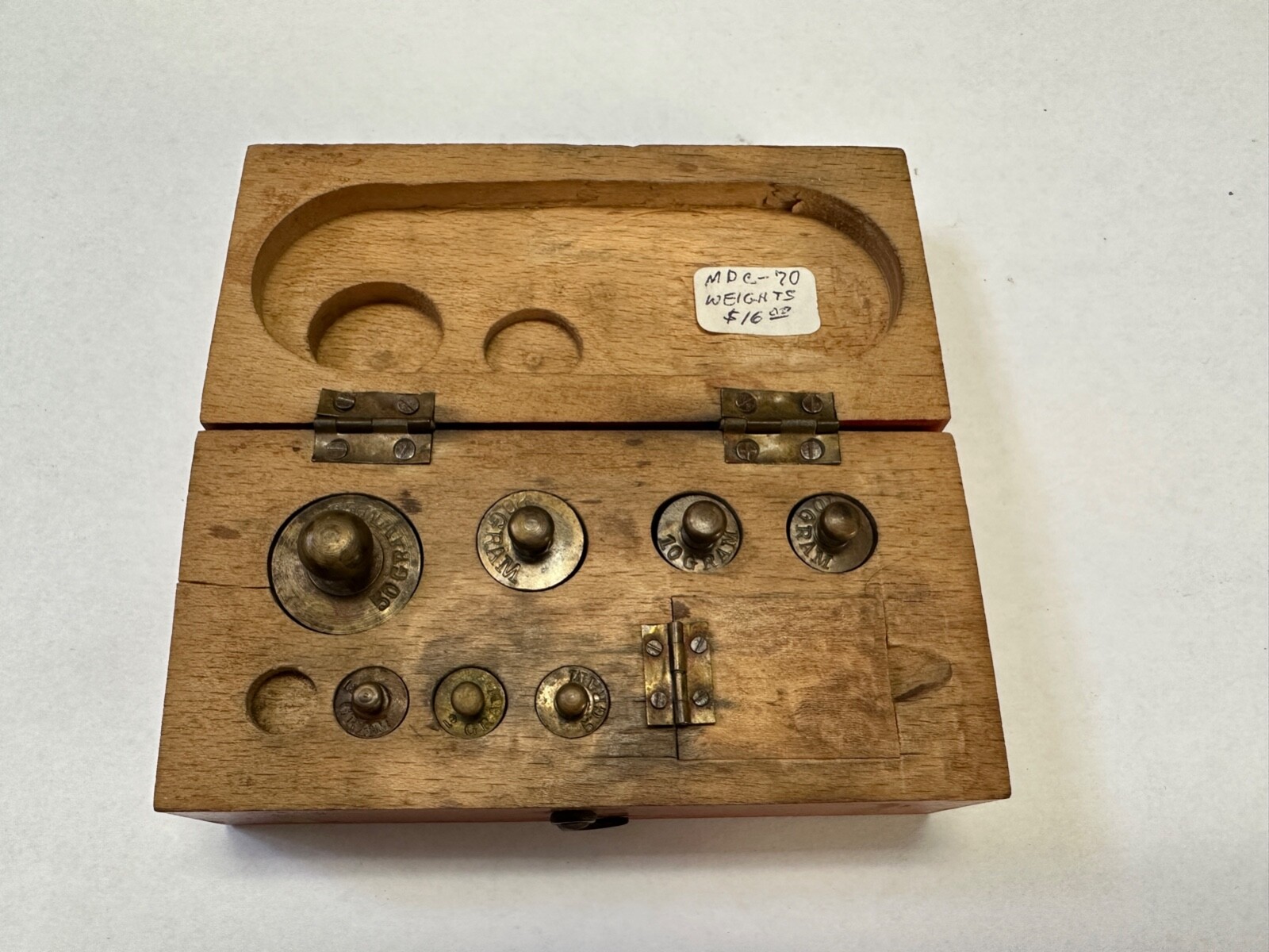 Antique Metric Weight Set for Lab or Apothecary – Vintage Measuring tools