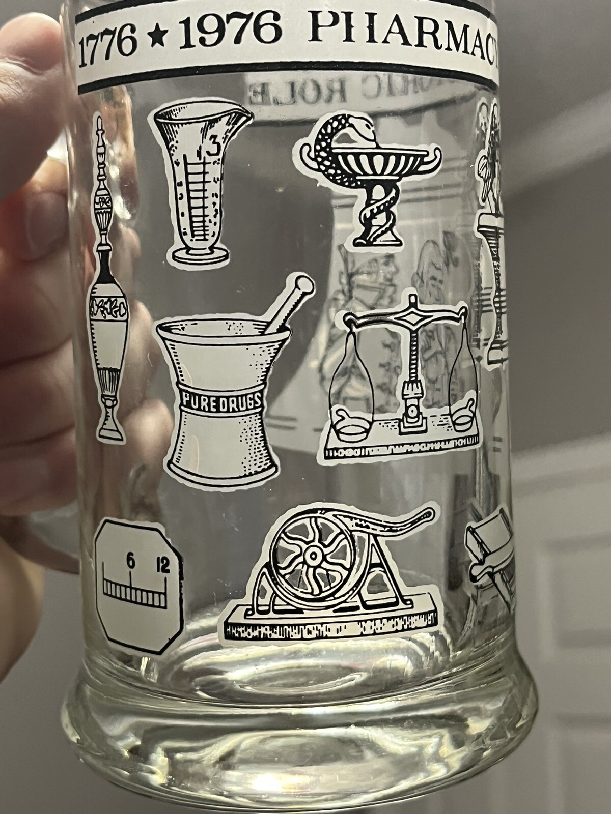 2 Pharmacy Mugs 1776-1976 200 year Pharmacy History