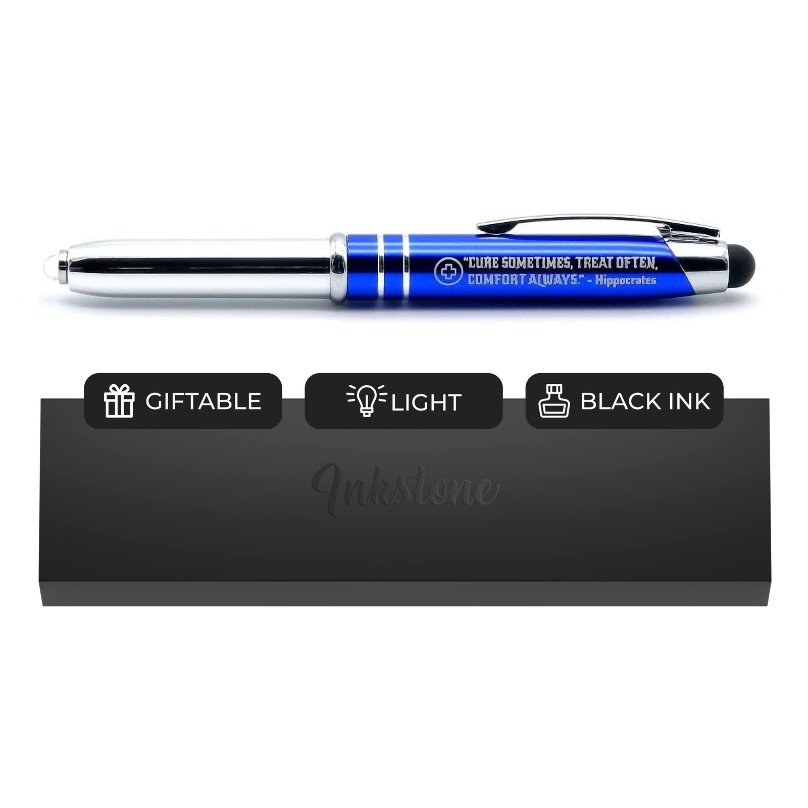 Medical Gift Pen with Inspirational Quote – “Cure Sometimes, Treat Often, Com…