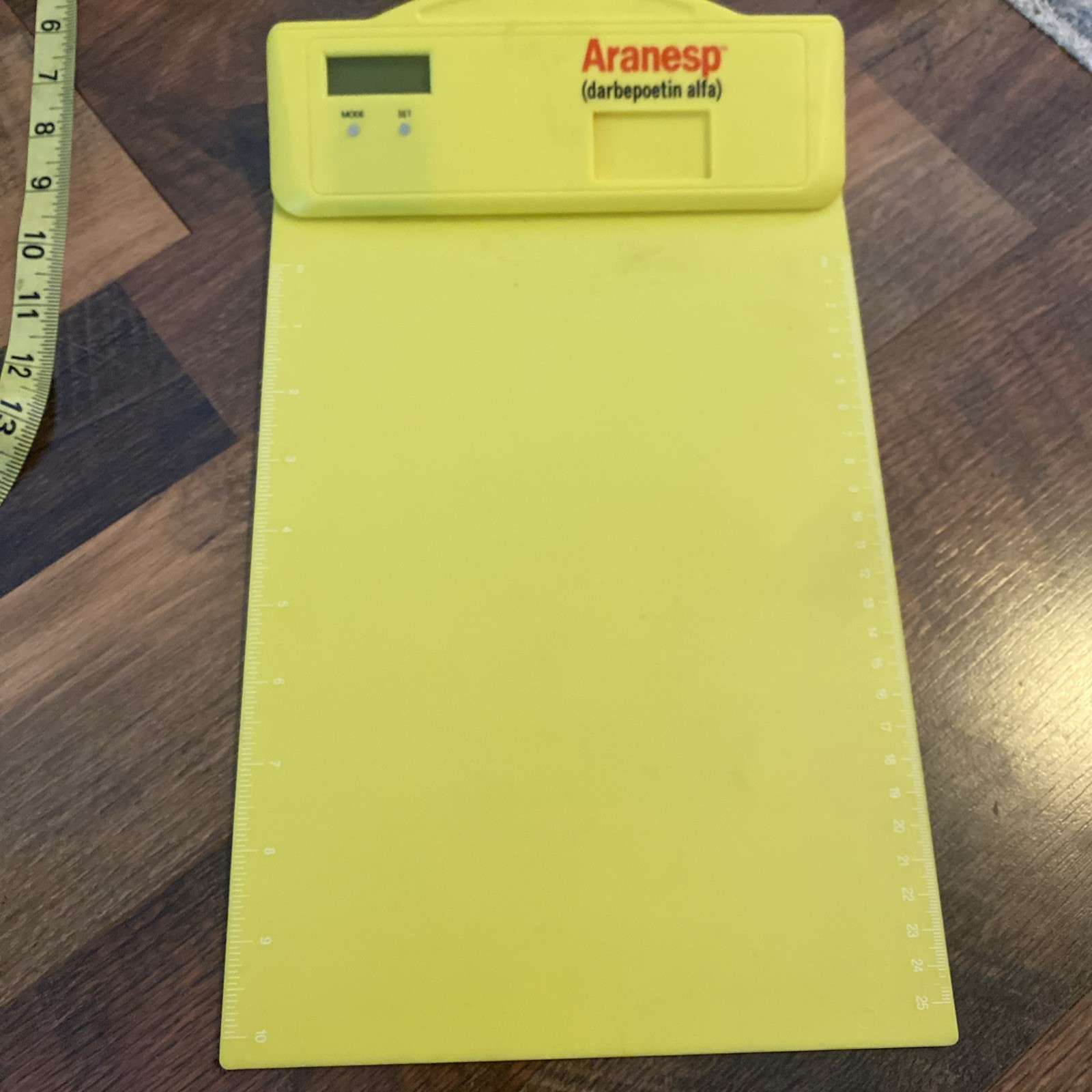 Aranesp Clipboard Vintage Pharma Promo 2000s